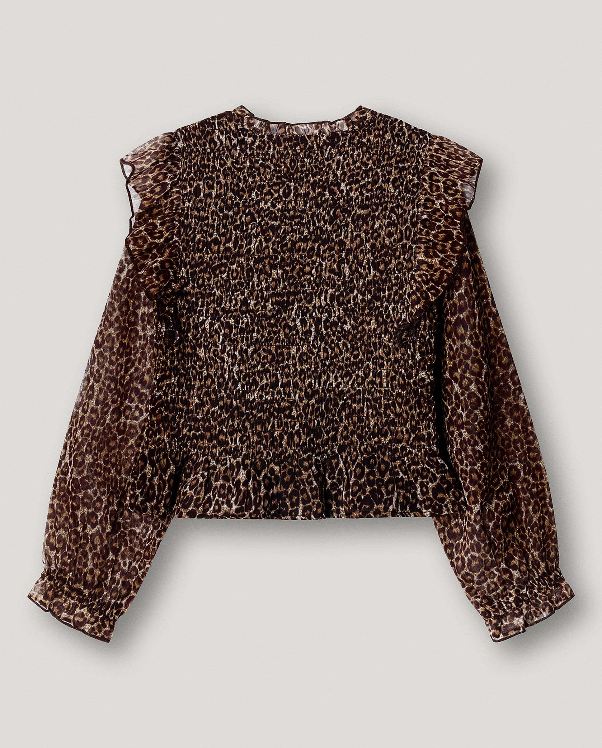 Blusa de niña animal print con volantes - Pepe Jeans - Blanco Blanco-3