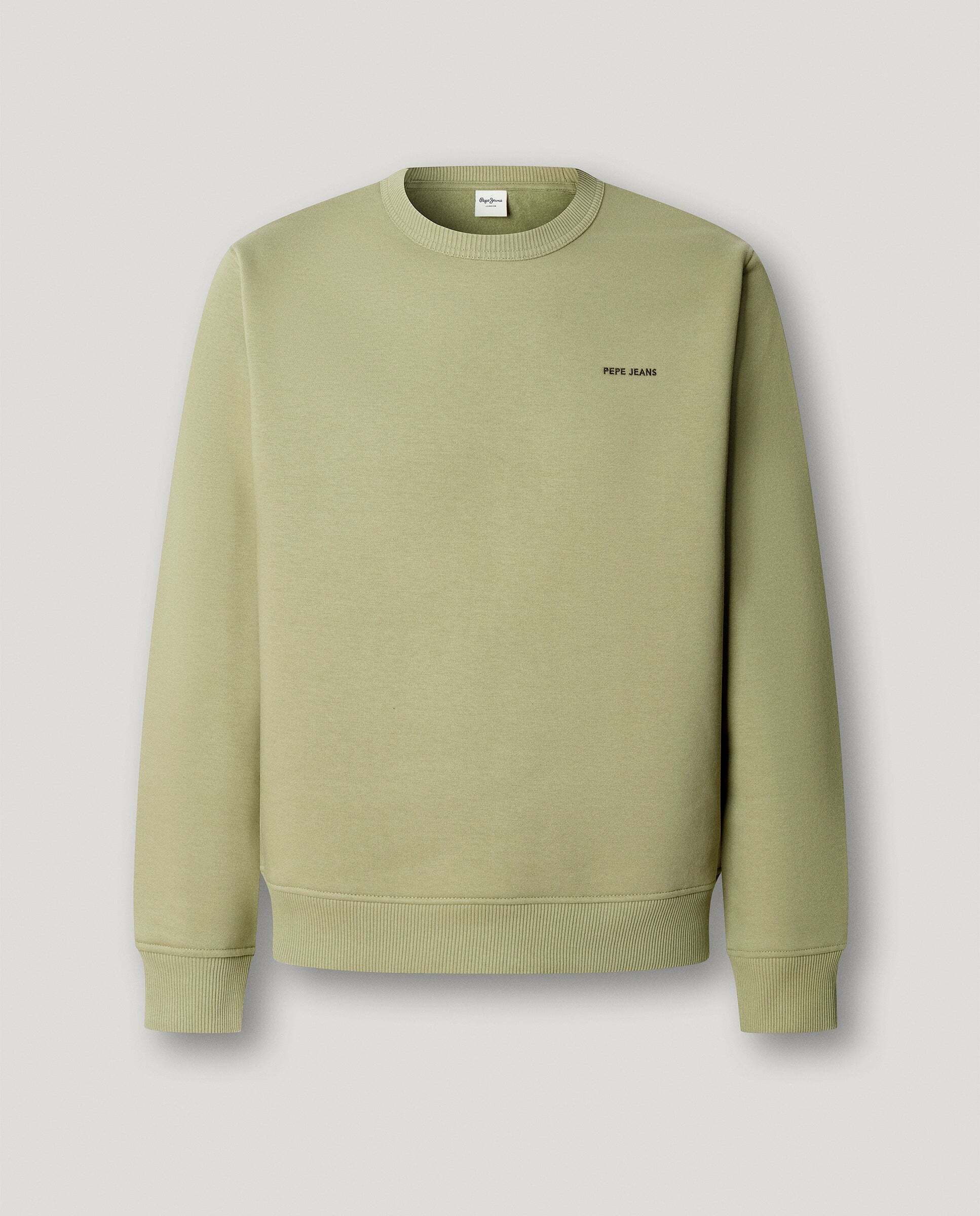 Sudadera de hombre cuello redondo fit regular - Pepe Jeans - Verde Verde-6