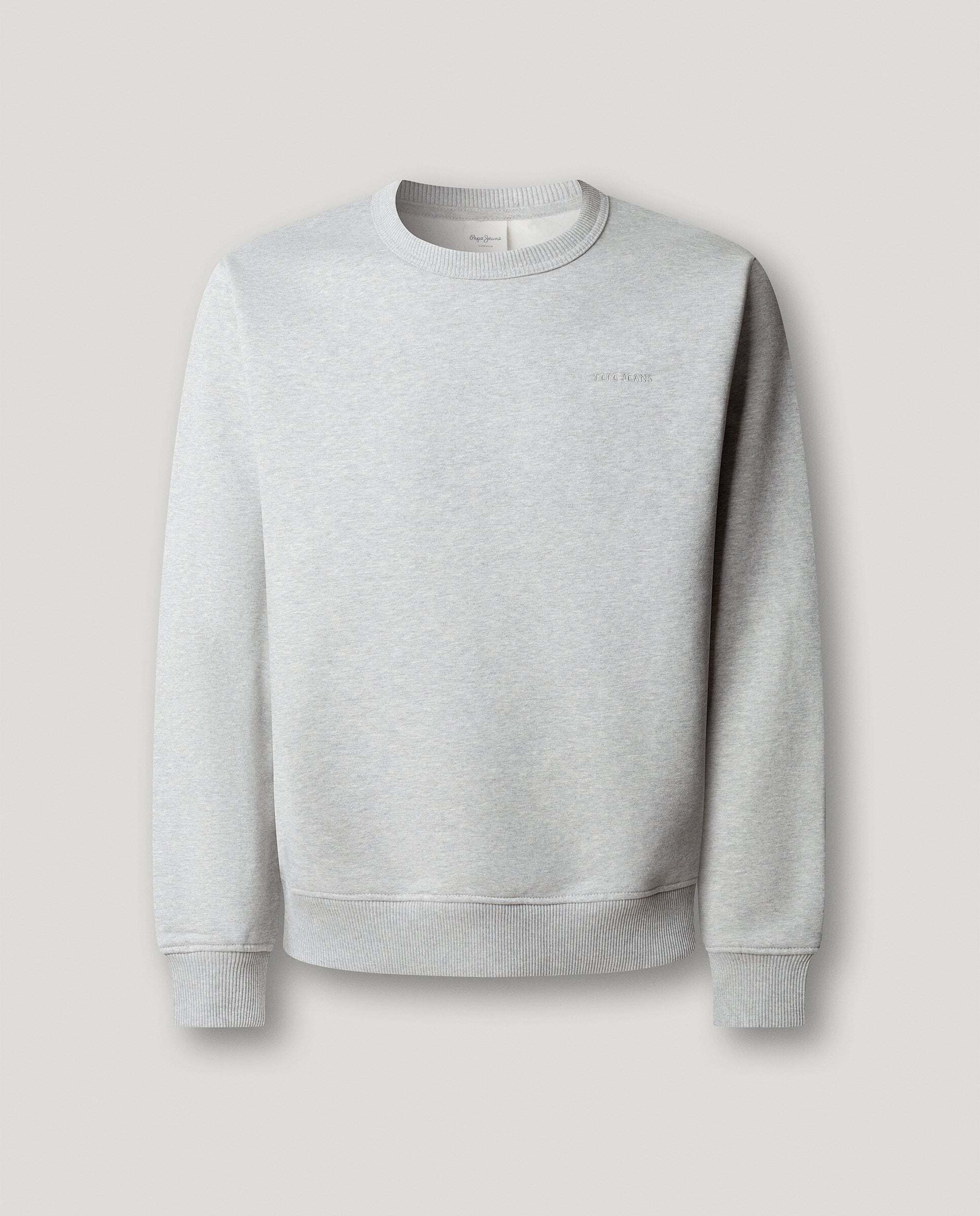 Sudadera de hombre cuello redondo fit regular - Pepe Jeans - Gris Gris-6