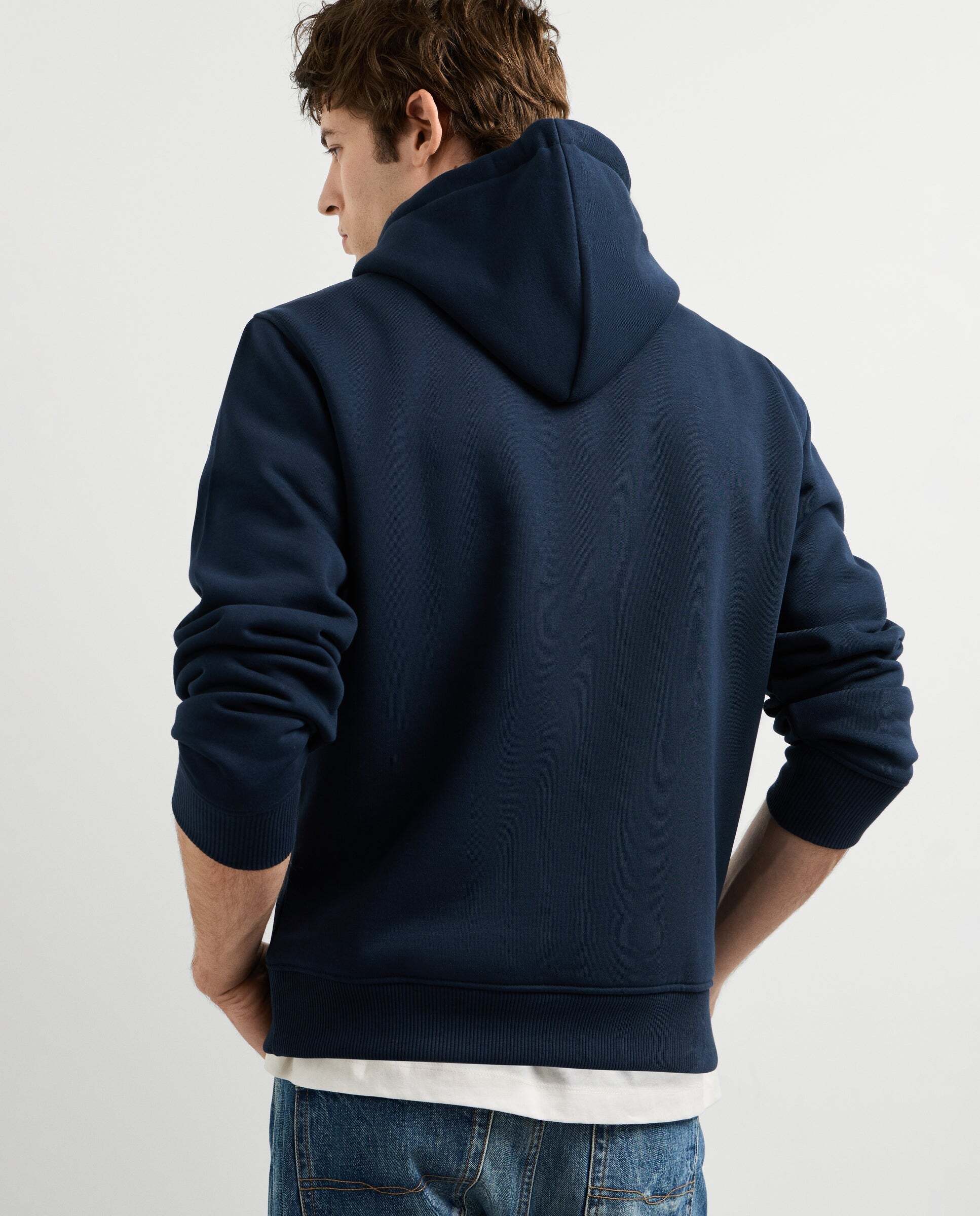 Sudadera de hombre capucha fit regular - Pepe Jeans - Azul Azul-3