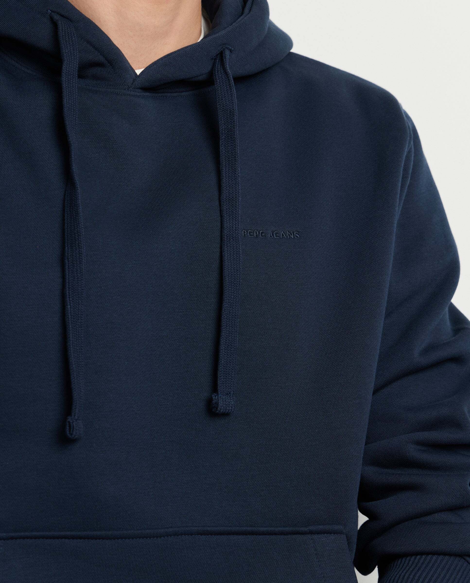 Sudadera de hombre capucha fit regular - Pepe Jeans - Azul Azul-4
