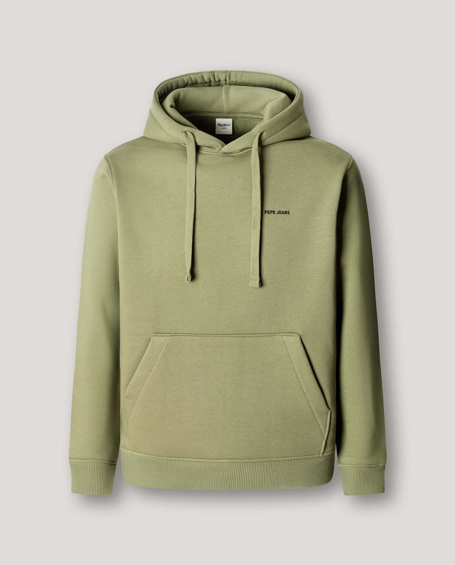 Sudadera de hombre capucha fit regular - Pepe Jeans - Verde Verde-6