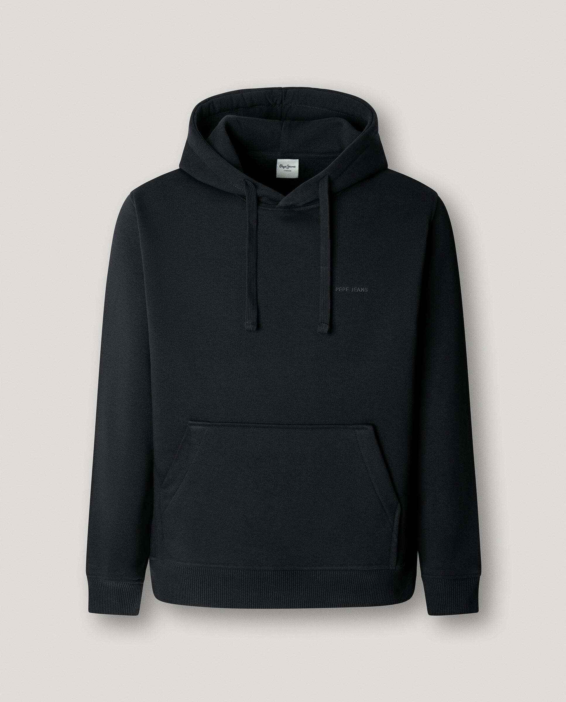 Sudadera de hombre capucha fit regular - Pepe Jeans - Negro Negro-6