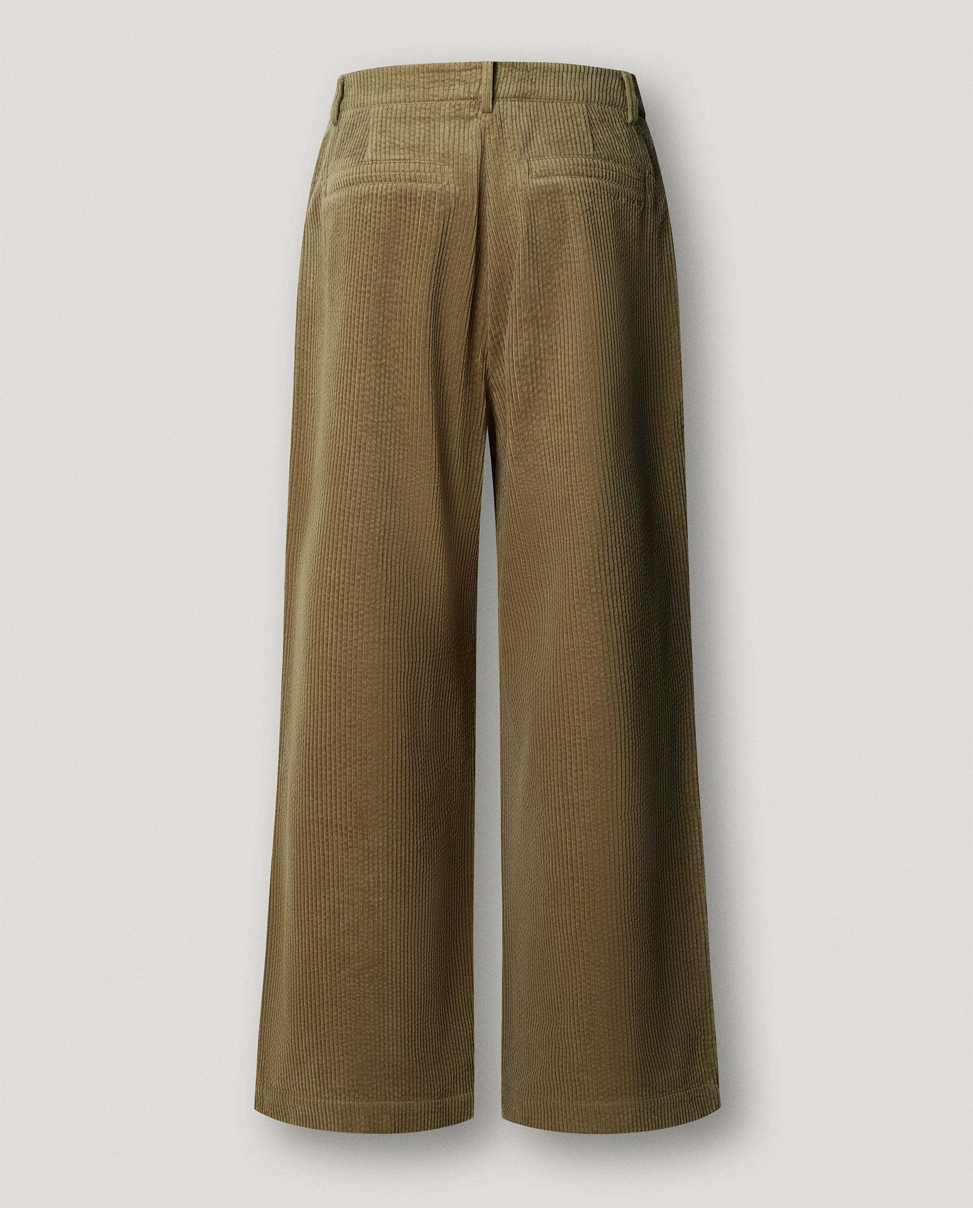 Pantalón de mujer de pana fit recto - Pepe Jeans - Verde Verde-5