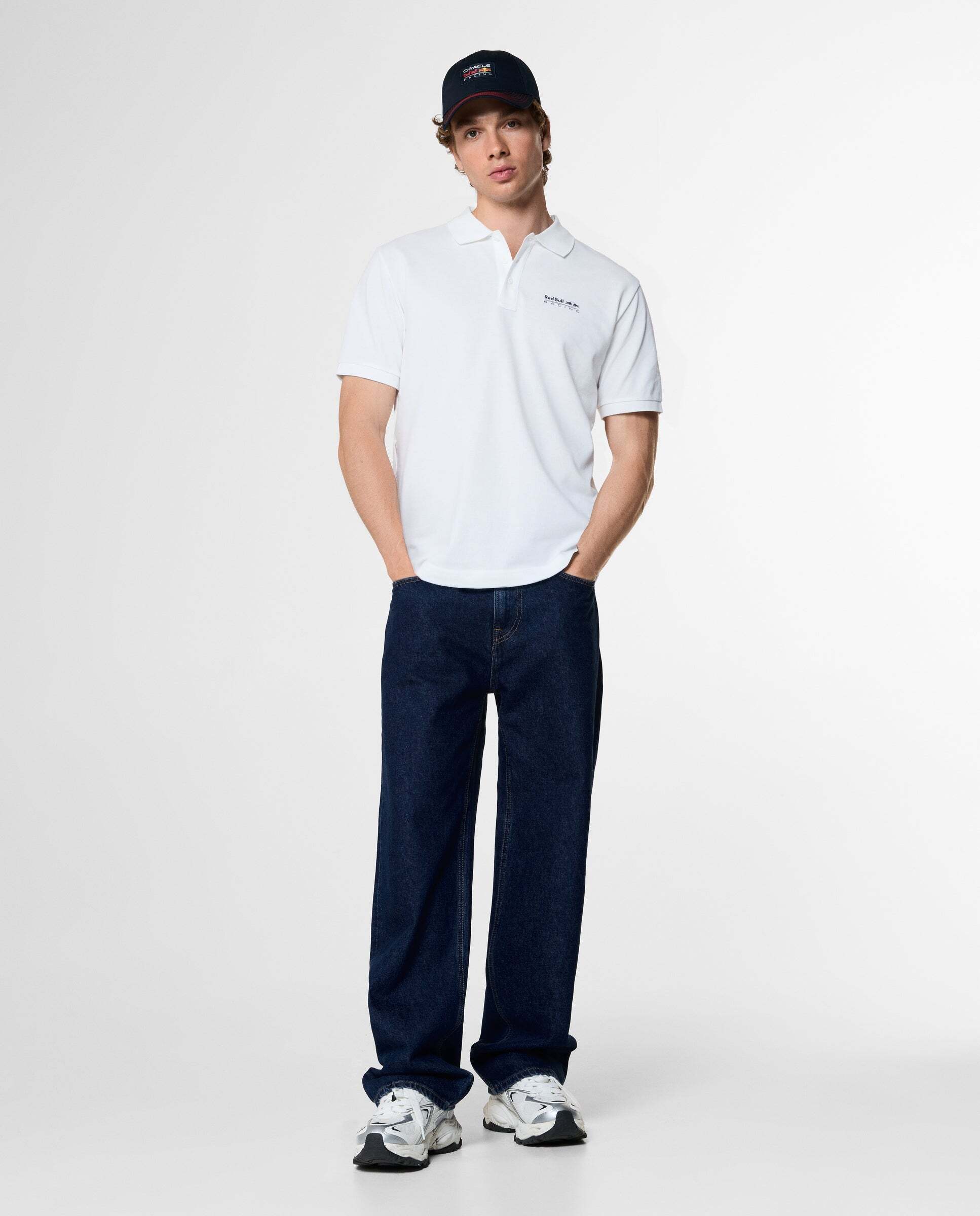 Polo piqué logo estampado red bull racing - Pepe Jeans - Blanco Blanco-2