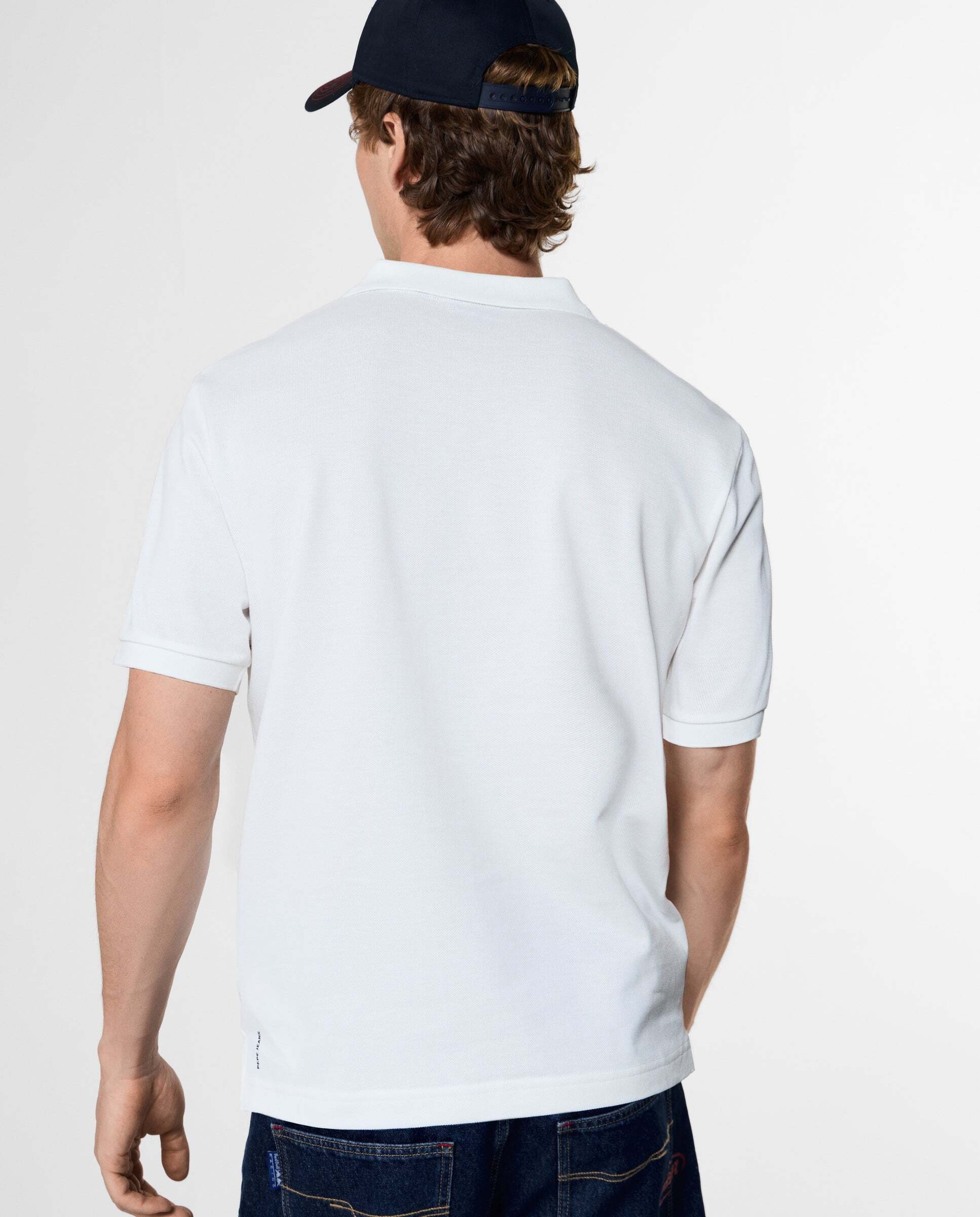 Polo piqué logo estampado red bull racing - Pepe Jeans - Blanco Blanco-3