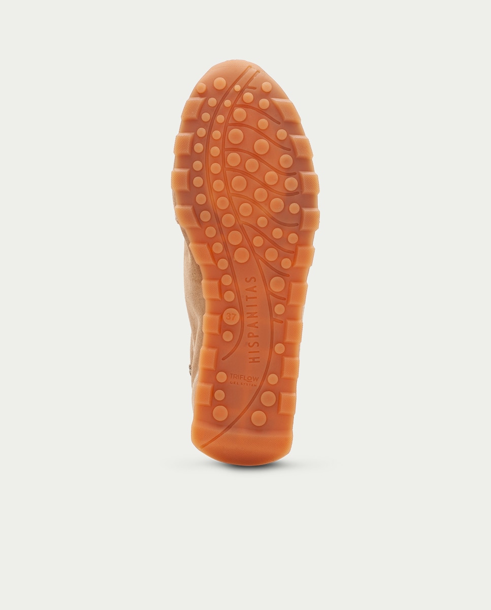 Zapatillas de piel - Hispanitas - Marrón claro Marrón claro-2