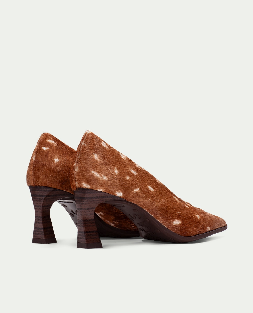 Zapatos de salón de mujer de piel con punta afilada - Hispanitas - Multicolor Multicolor-4