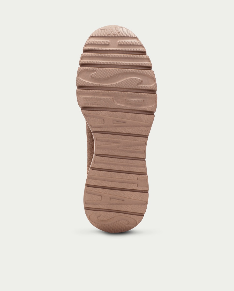 Botines deportivos de mujer de piel con cremallera - Hispanitas - Topo Topo-7