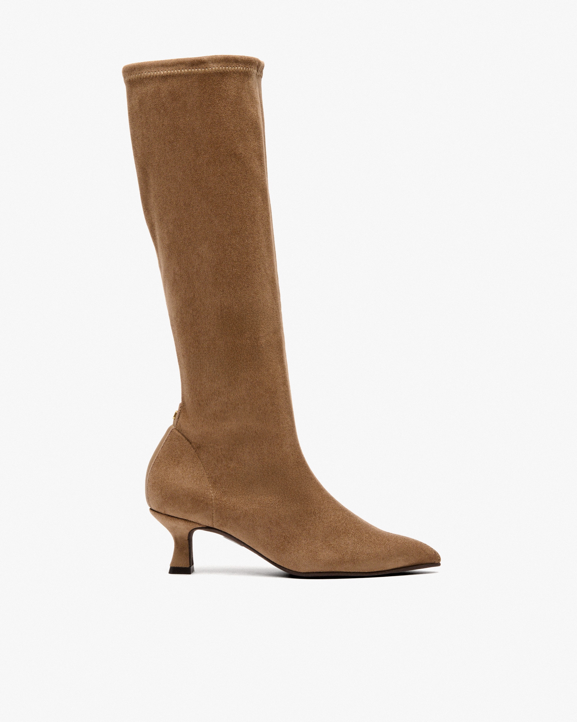Botas de mujer elásticas con tacón - Pedro Miralles - Marrón claro Marrón claro-1