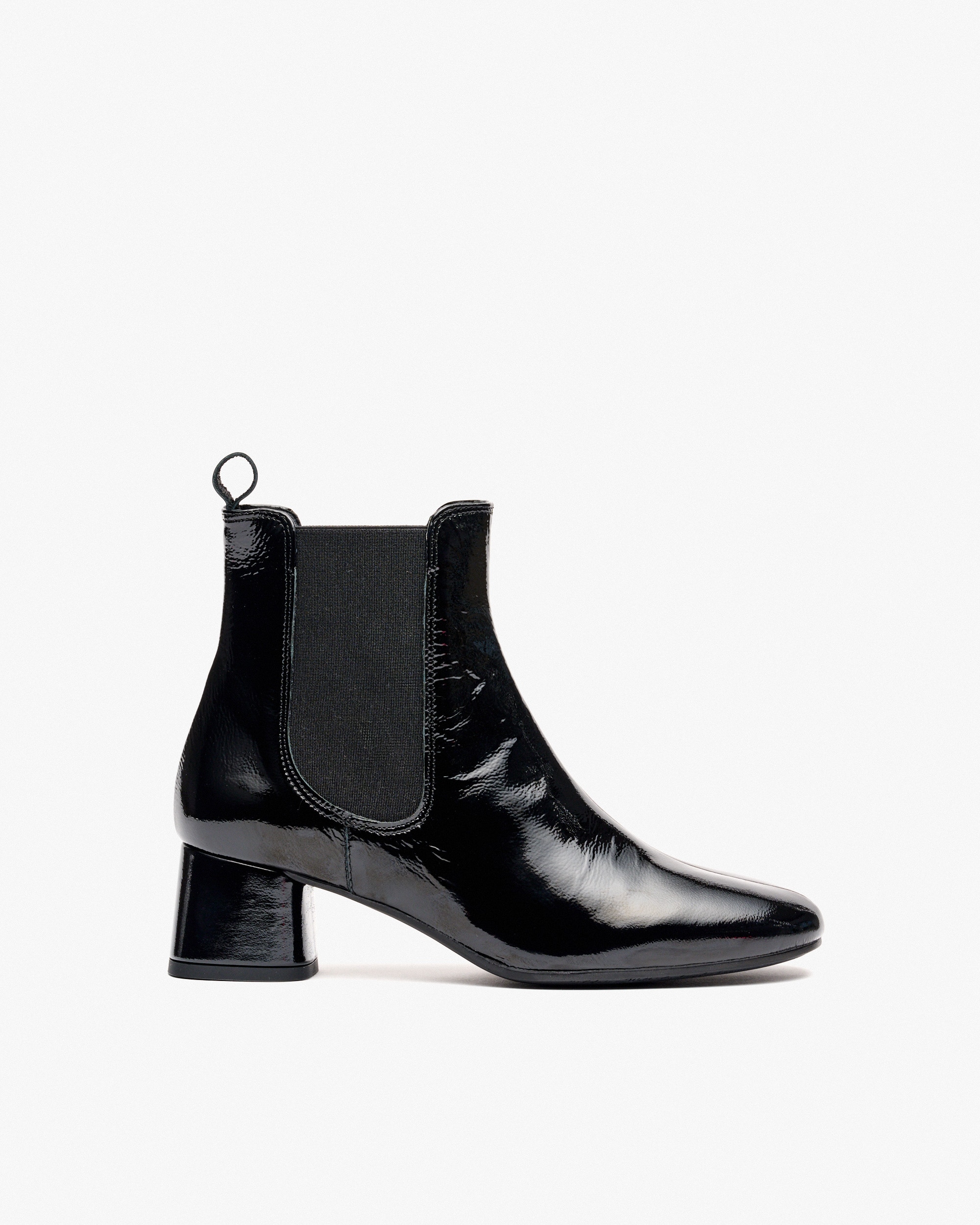 Pedro Miralles - Botines de mujer con tacón y tejido elástico.