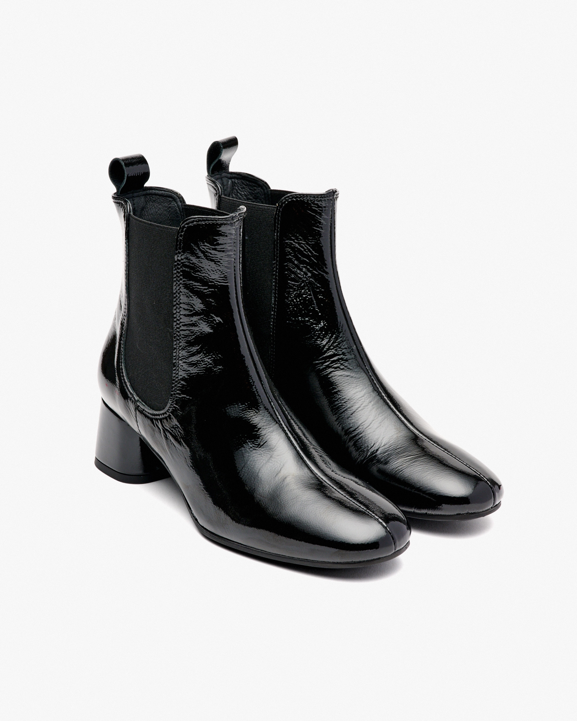 Botines de mujer con tacón y tejido elástico - Pedro Miralles - Negro Negro-3