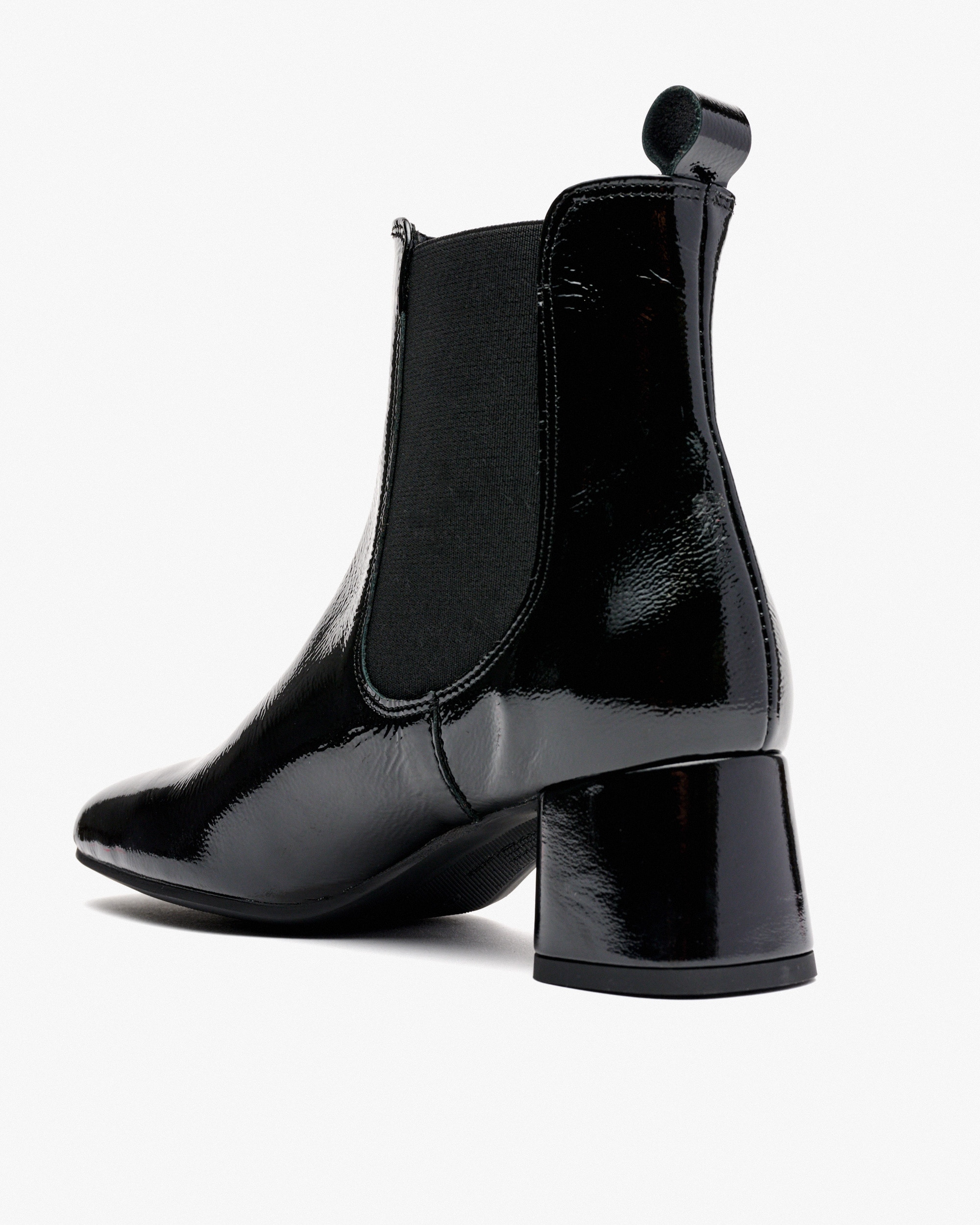 Botines de mujer con tacón y tejido elástico - Pedro Miralles - Negro Negro-2