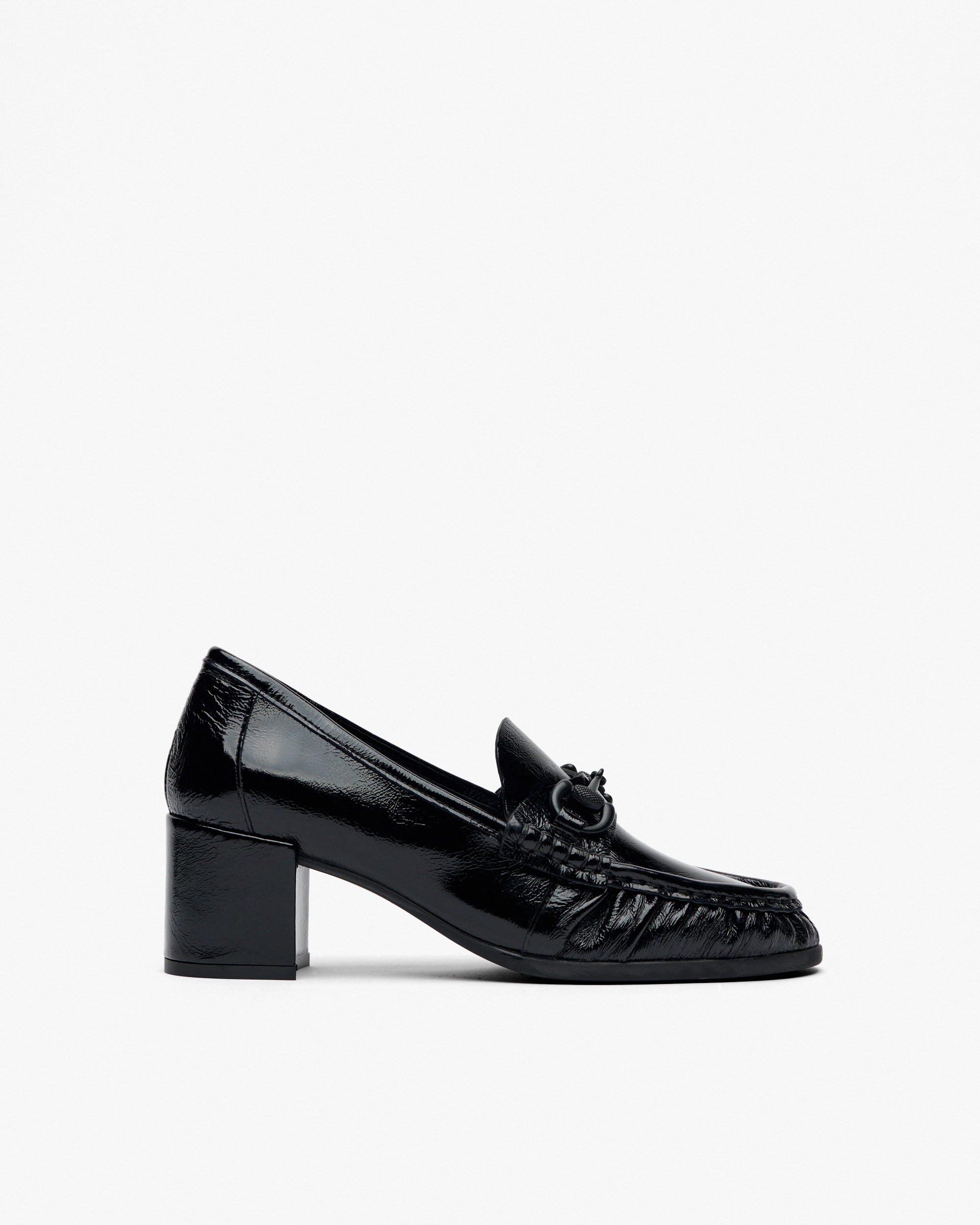 Zapatos de salón de mujer con adorno de hebilla y fruncido - Pedro Miralles - Negro Negro-1
