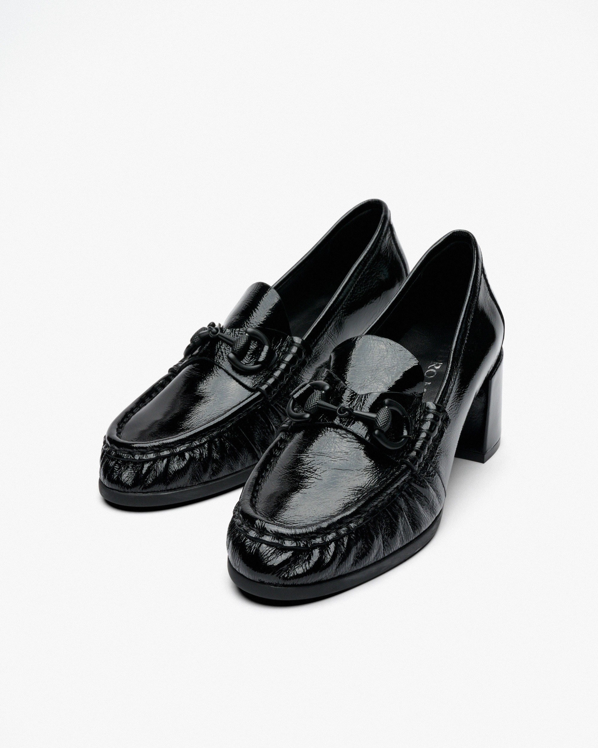 Zapatos de salón de mujer con adorno de hebilla y fruncido - Pedro Miralles - Negro Negro-3