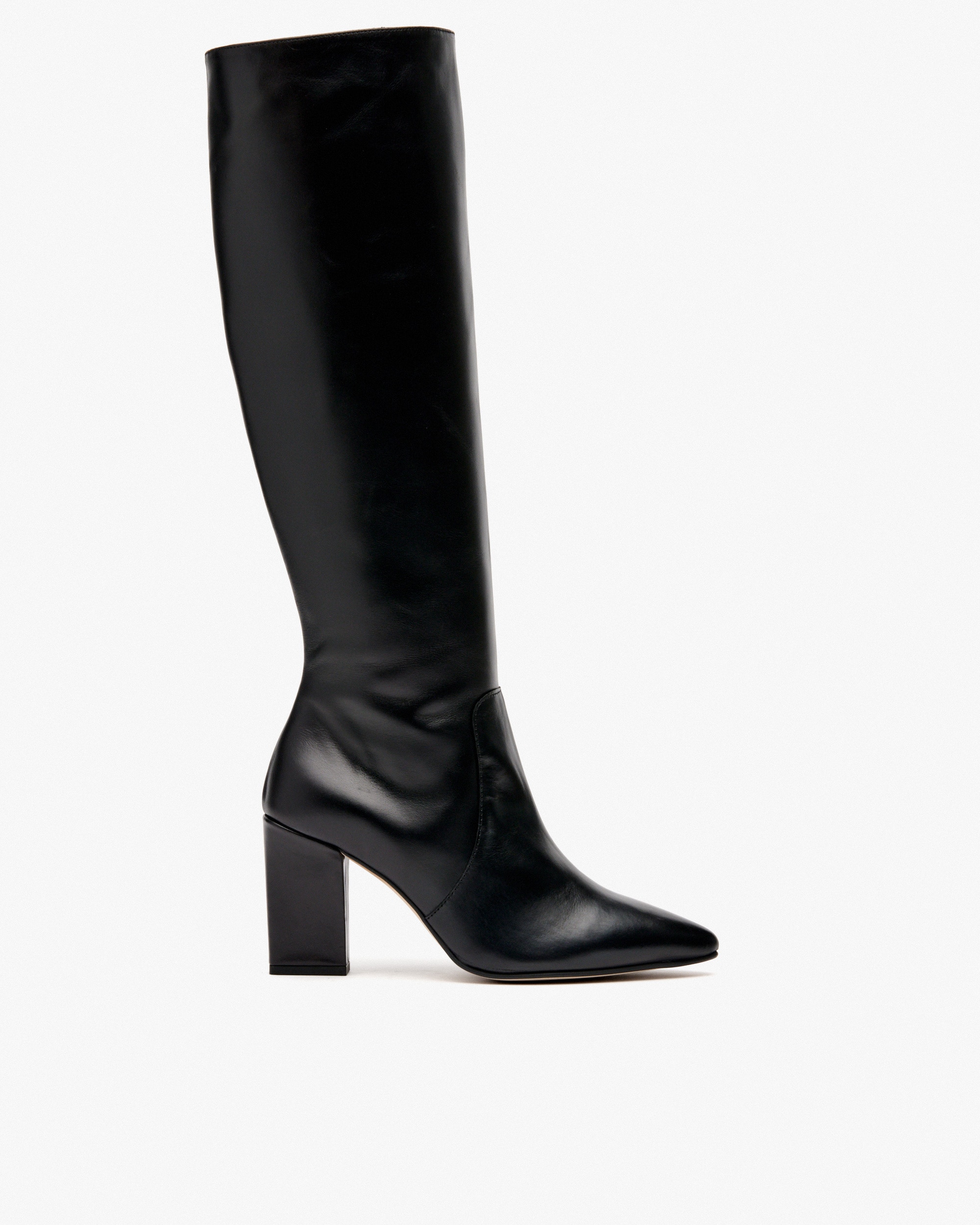 Botas de mujer de tacón de piel