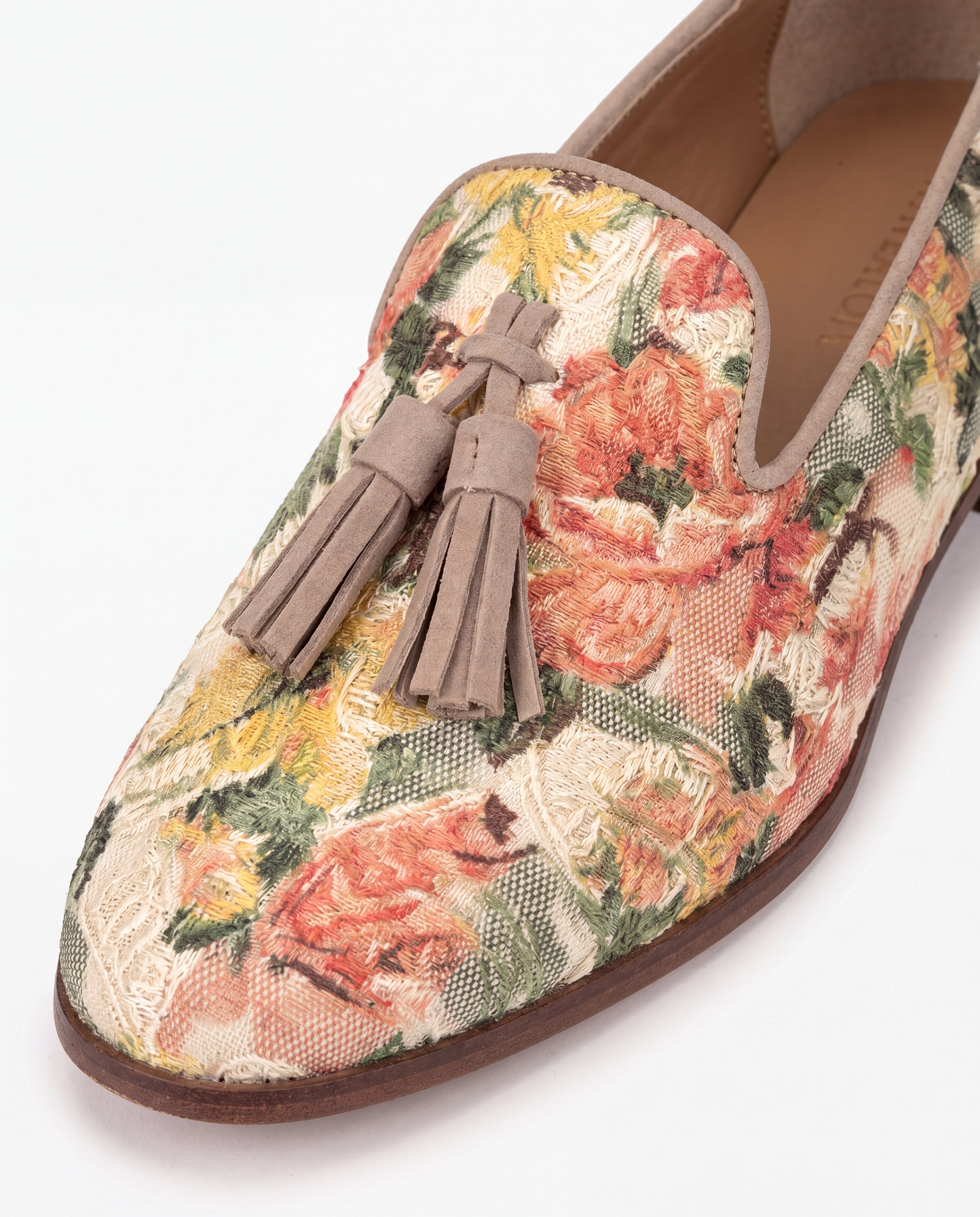 Mocasines planos de mujer con borlas y ribetes - Pedro Miralles - Amarillo Amarillo-2