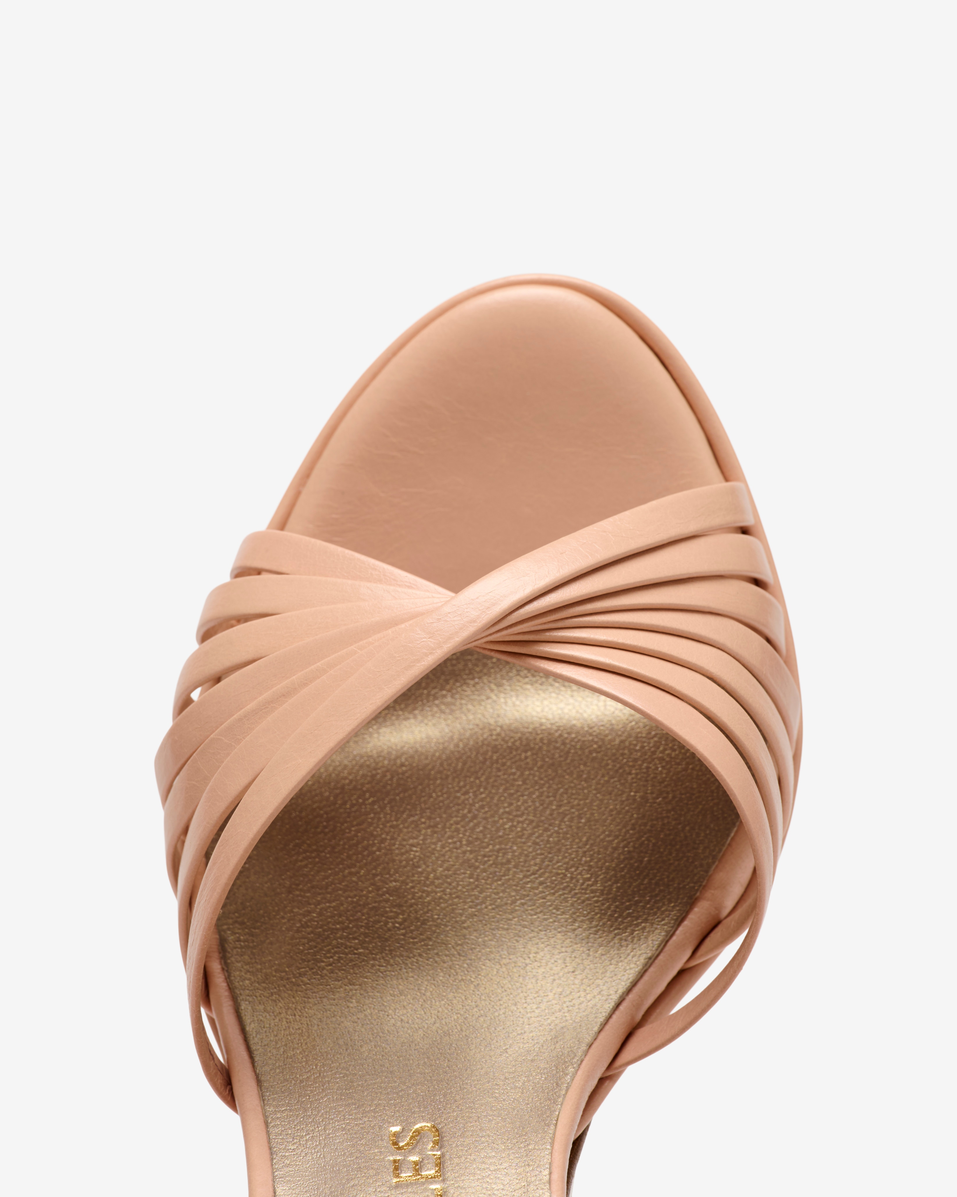 Sandalias de tacón de mujer de tiras cruzadas - Pedro Miralles - Rosa claro Rosa claro-2