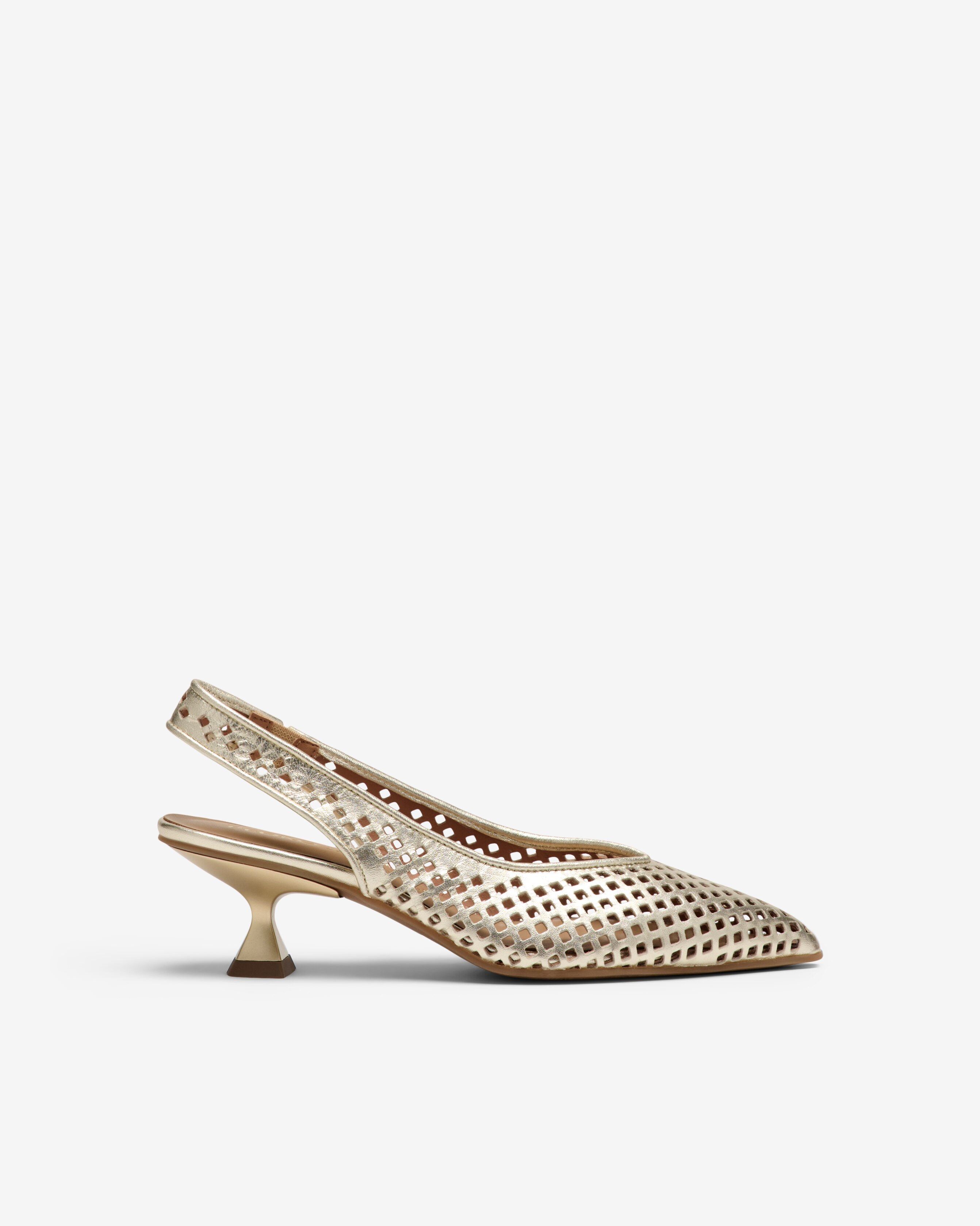 Pedro Miralles - Zapatos de salón de mujer destalonados efecto red.