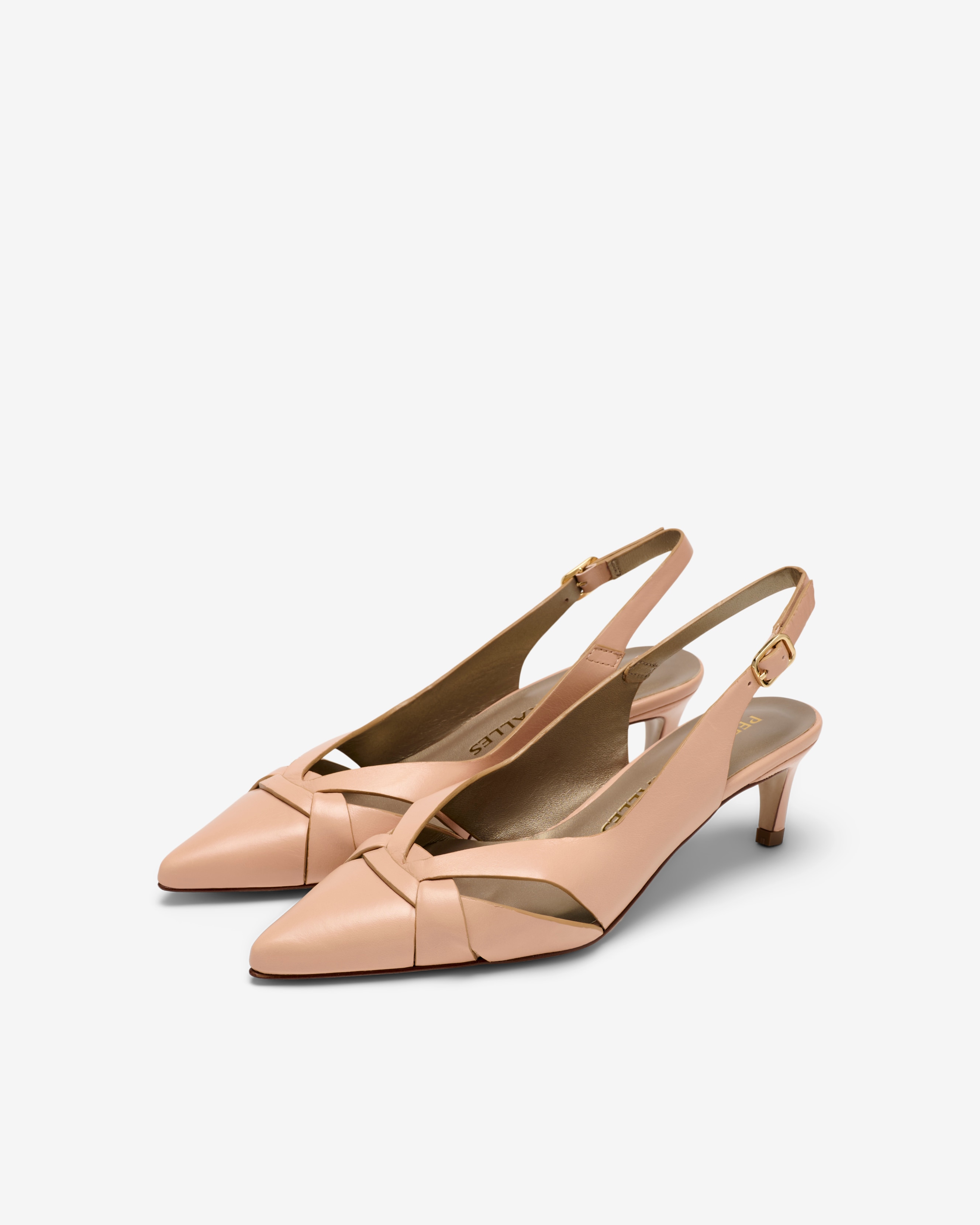 Zapatos de salón de mujer destalonados punta fina - Pedro Miralles - Rosa claro Rosa claro-3