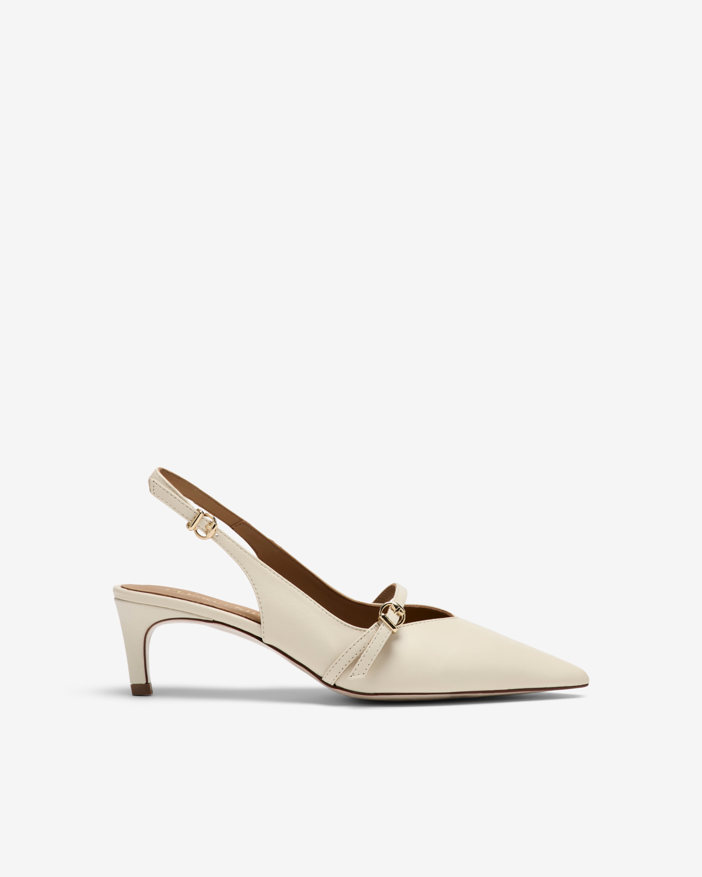 Zapatos de salón de mujer destalonados con cinta ajustable