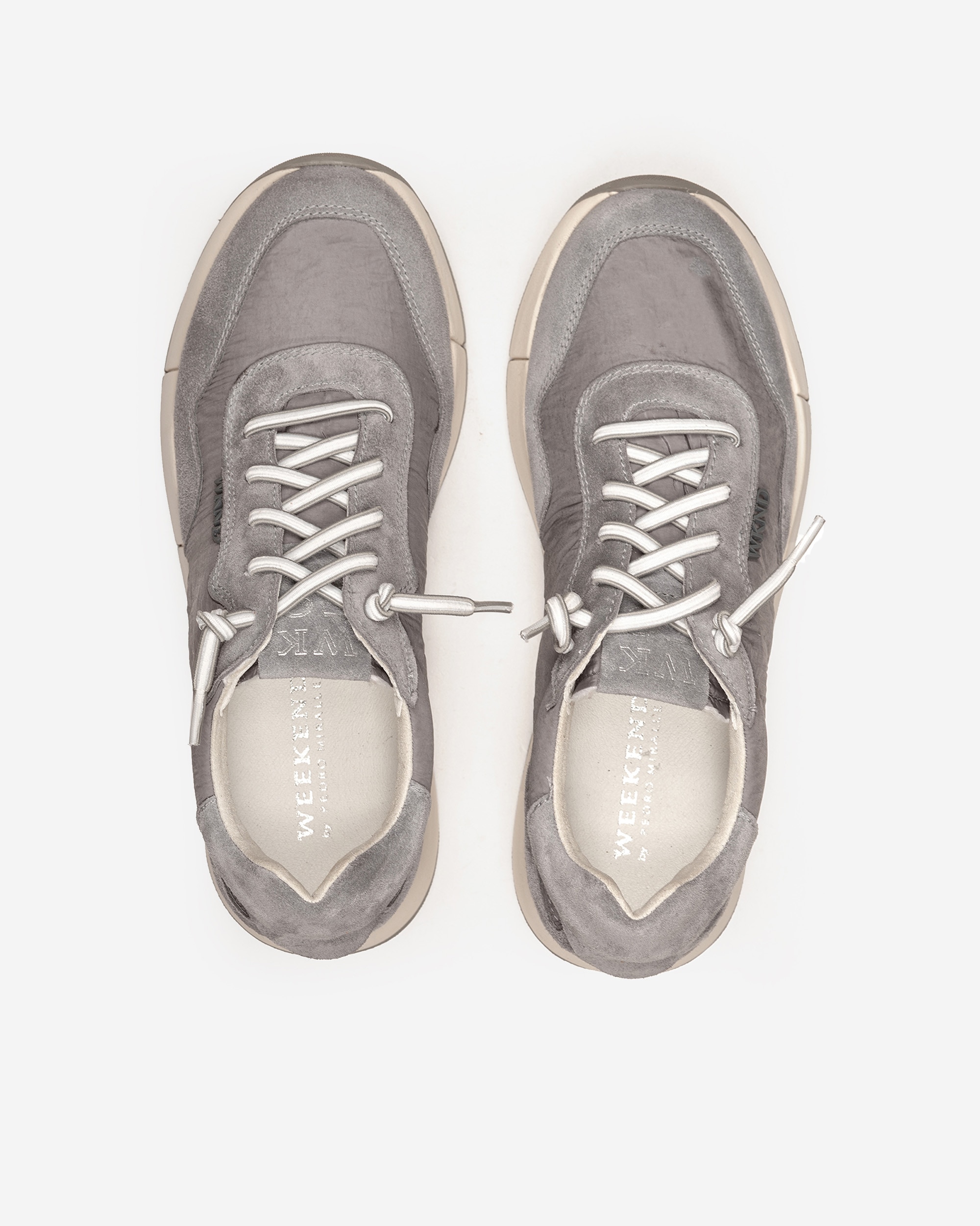 Zapatillas deportivas de mujer con cordones elásticos - Weekend by Pedro Miralles - Antracita Antracita-2