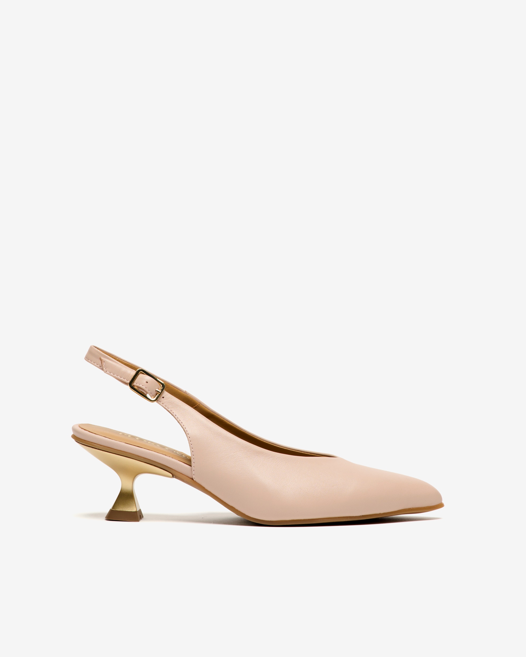 Imagen 0 de Zapatos de salón de mujer destalonados con hebilla Rosa