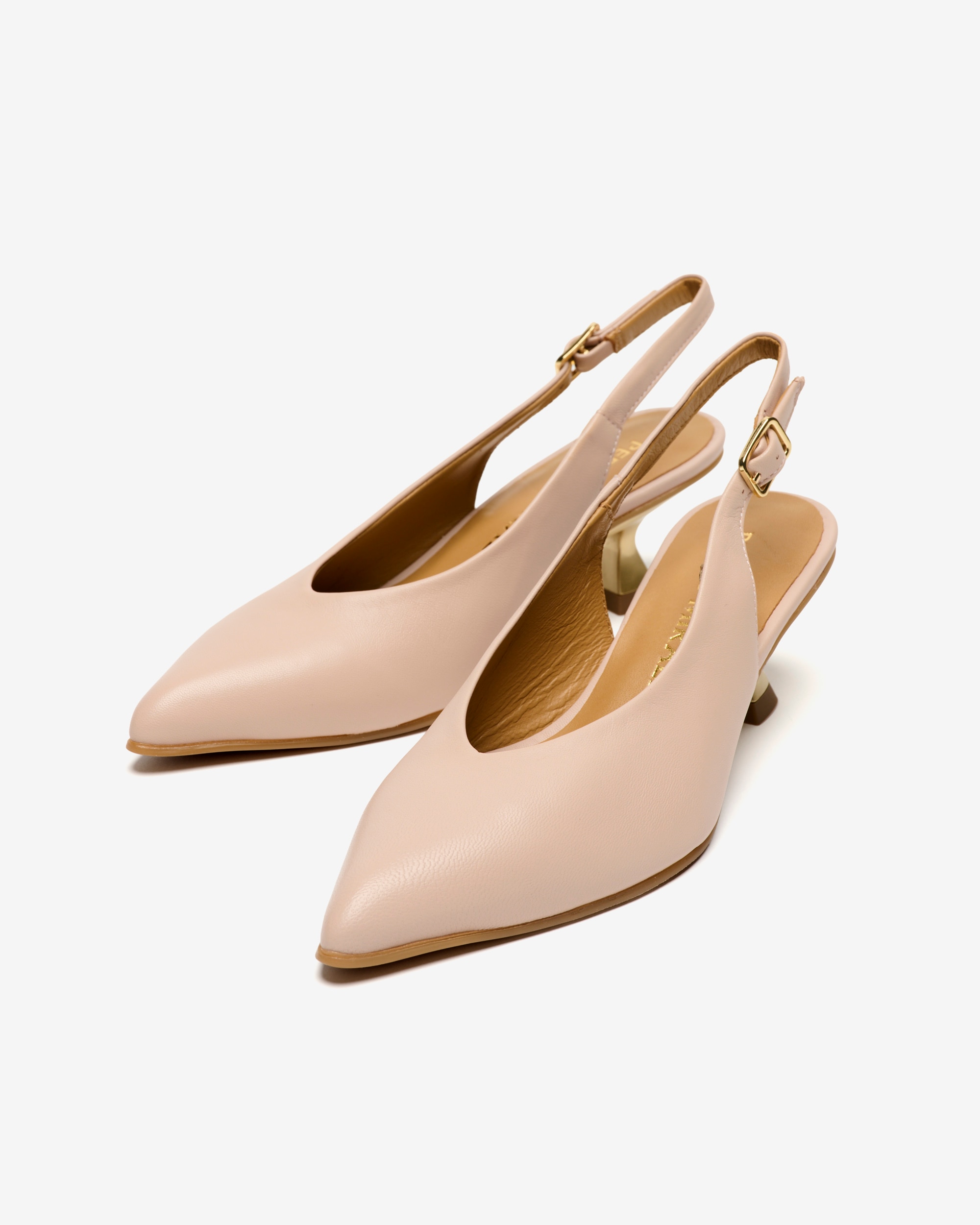Zapatos de salón de mujer destalonados con hebilla - Pedro Miralles - Rosa Rosa-3
