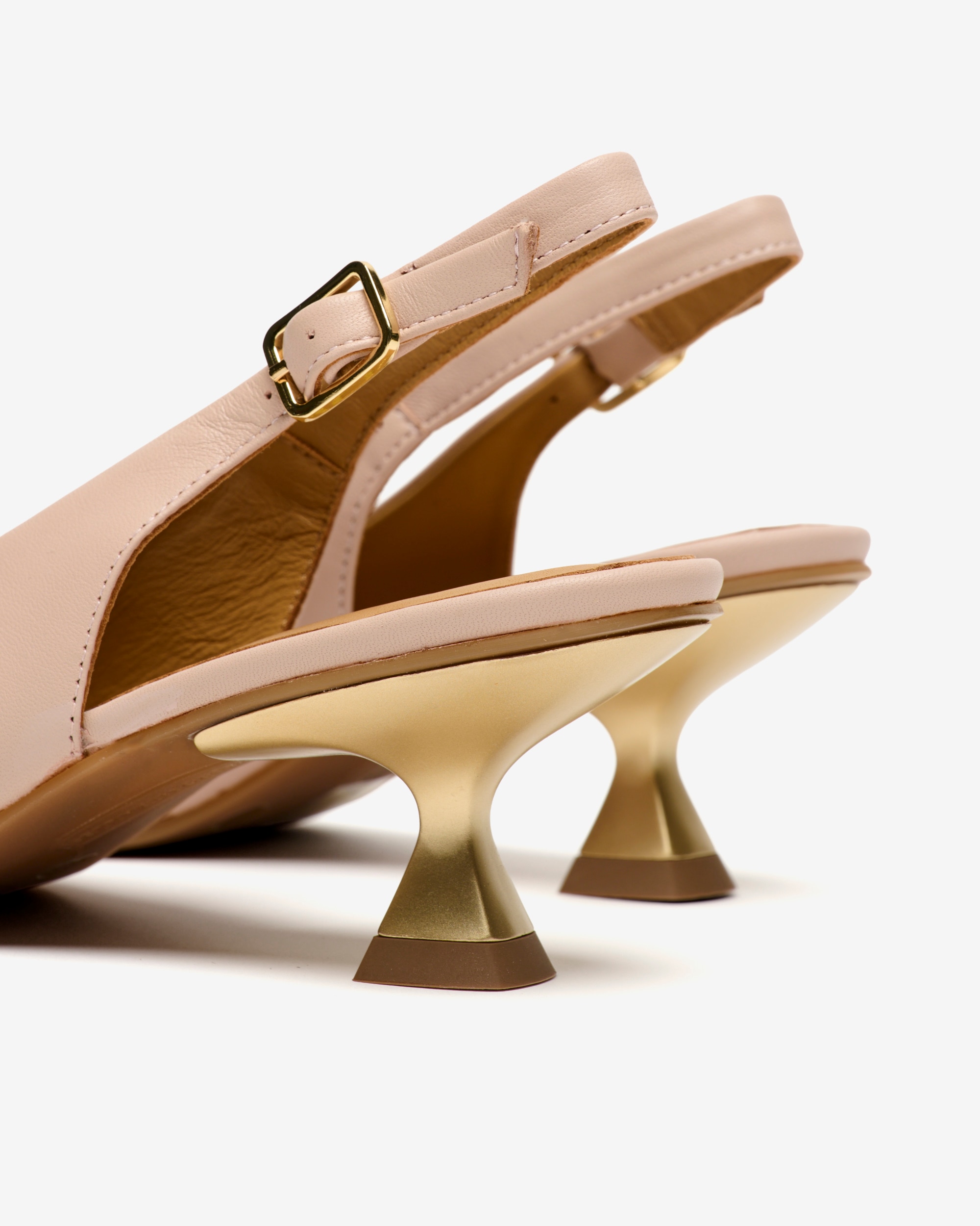 Zapatos de salón de mujer destalonados con hebilla - Pedro Miralles - Rosa Rosa-2