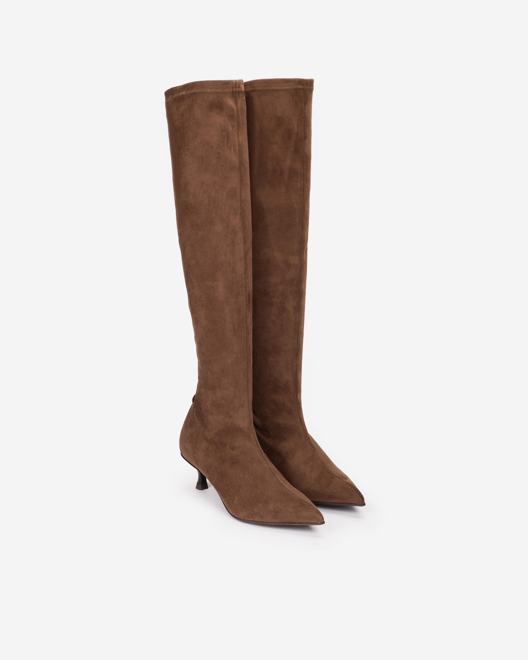 Botas elásticas de mujer de caña muy alta - Pedro Miralles - Marrón Marrón-2