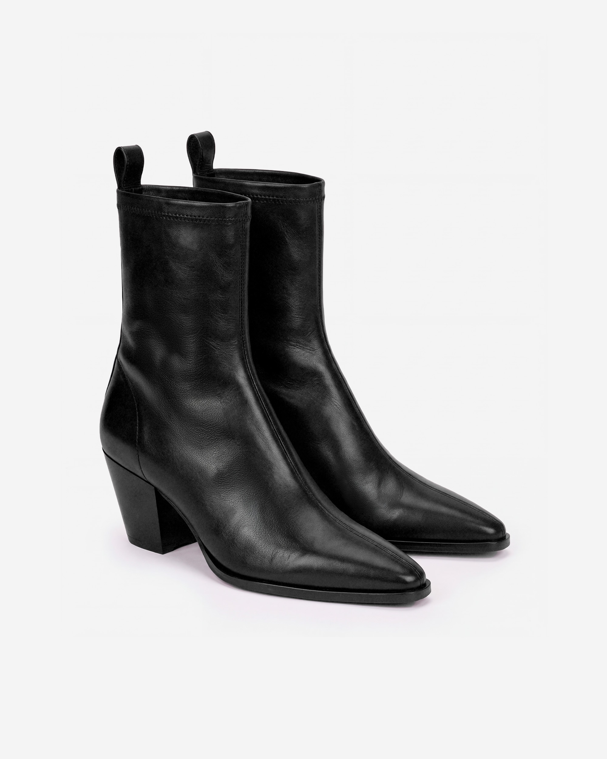 Botines elásticos de mujer de estética cowboy - Pedro Miralles - Negro Negro-2