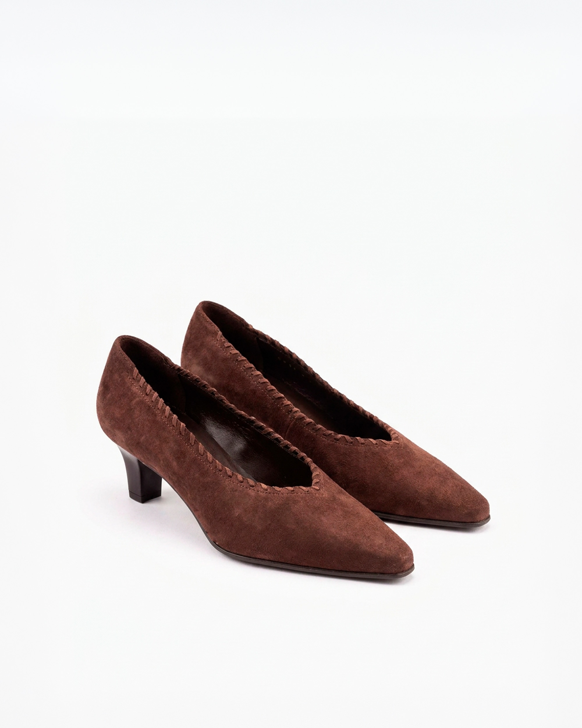 Zapatos de salón de mujer con detalles trenzados - Pedro Miralles - Marrón Marrón-2