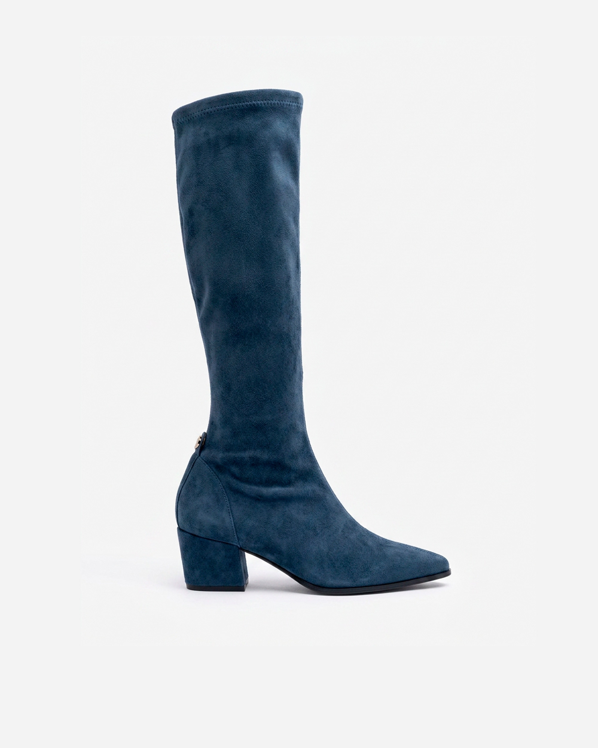 Botas elásticas de mujer con tacón forrado - Pedro Miralles - Azul marino Azul marino-1