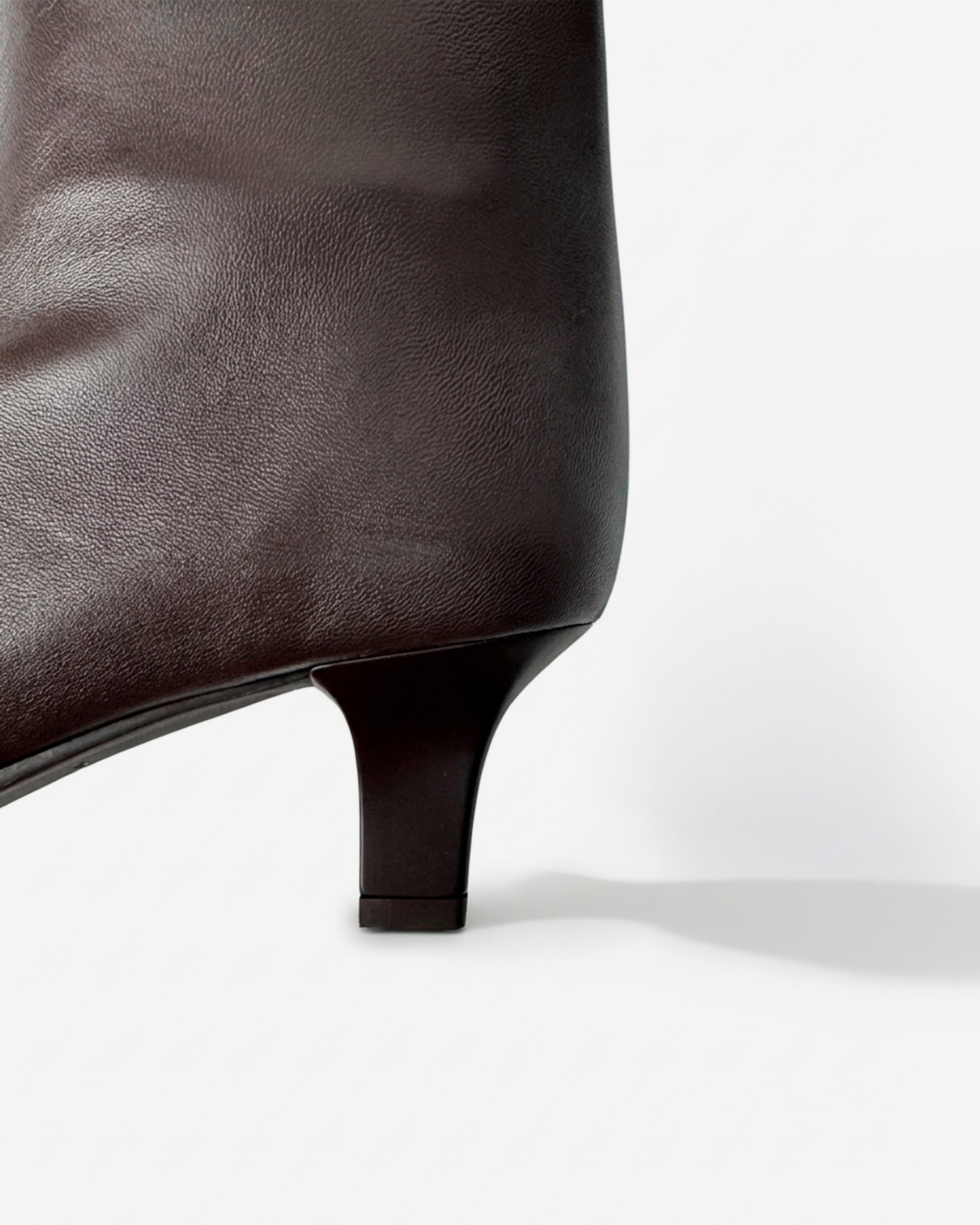 Botas básicas de mujer con pespunte y punta fina - Pedro Miralles - Marrón Marrón-2