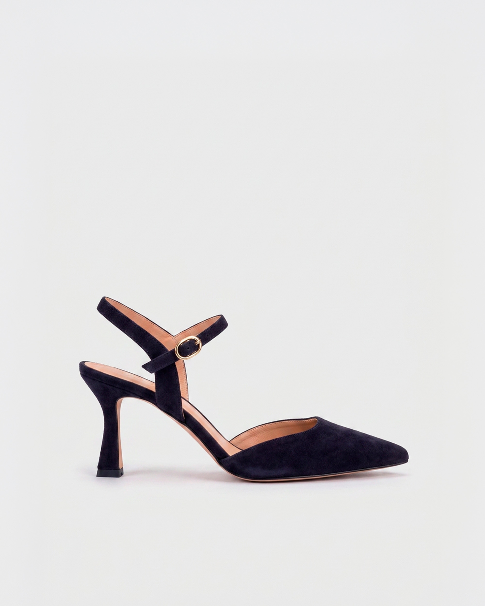 Zapatos de salón de mujer destalonados de punta fina - Pedro Miralles - Azul marino Azul marino-1