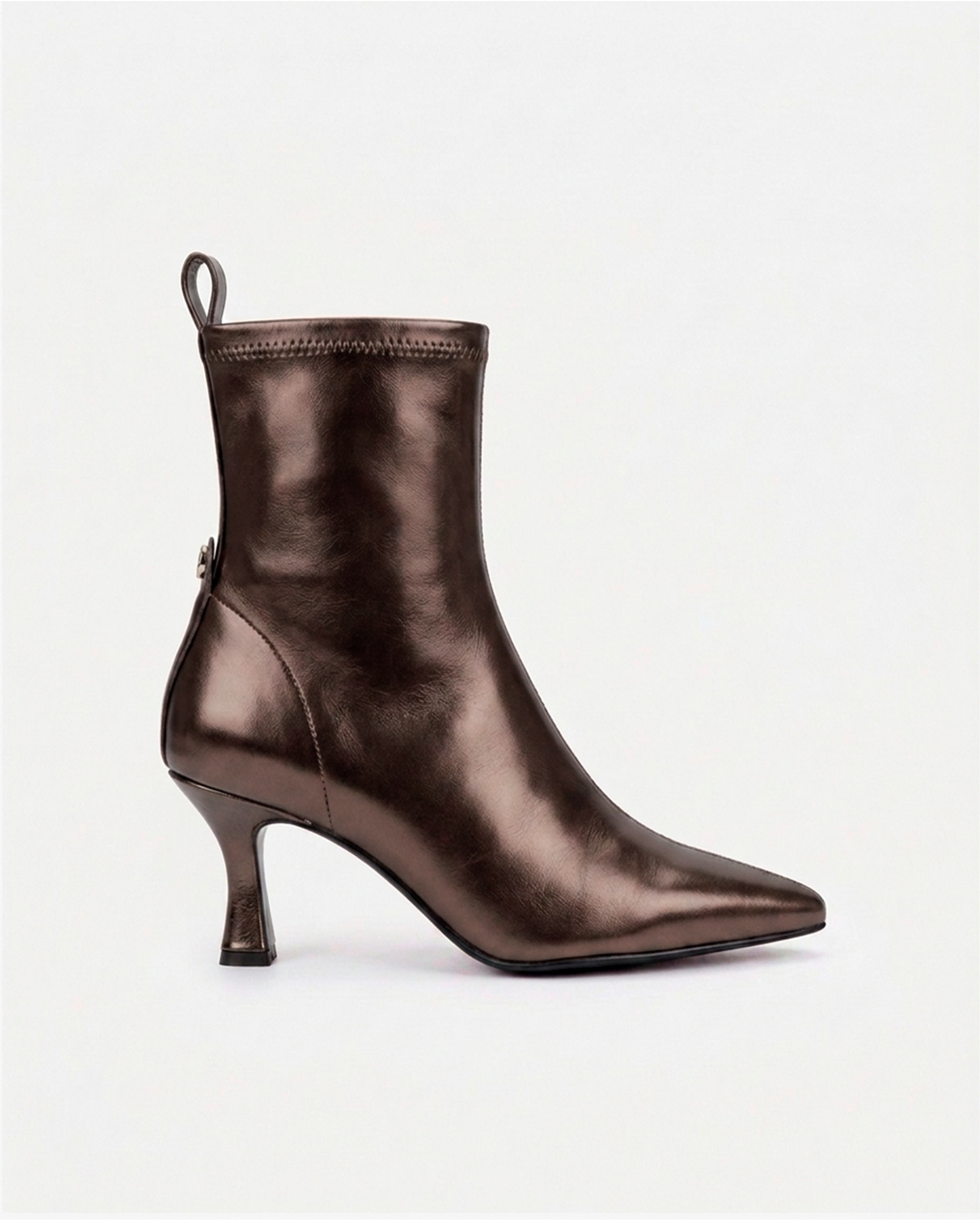 Botines elásticos de mujer de punta fina - Pedro Miralles - Marrón Marrón-1
