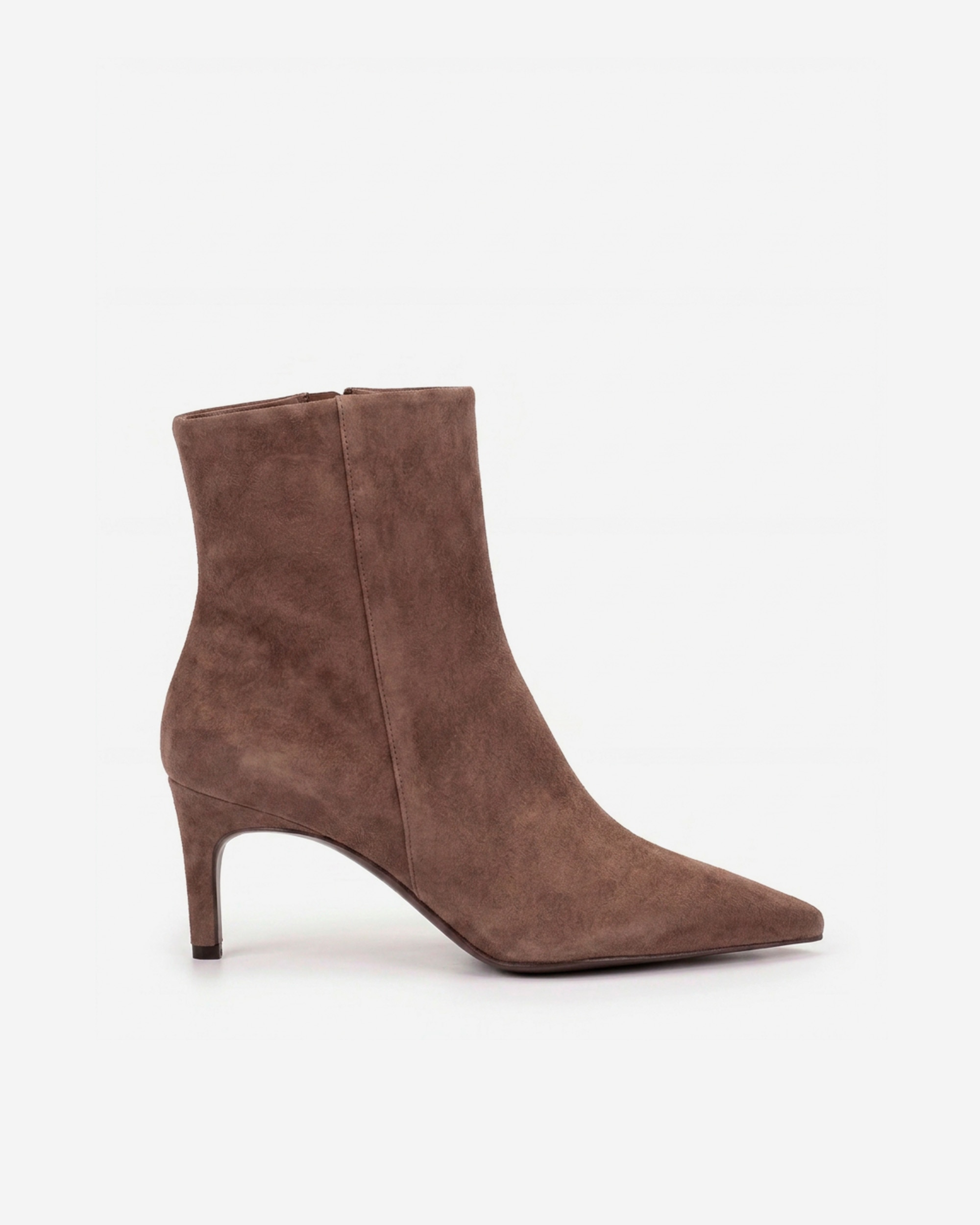 Botines básicos de mujer con cremallera y tacón fino - Pedro Miralles - Gris Gris-1