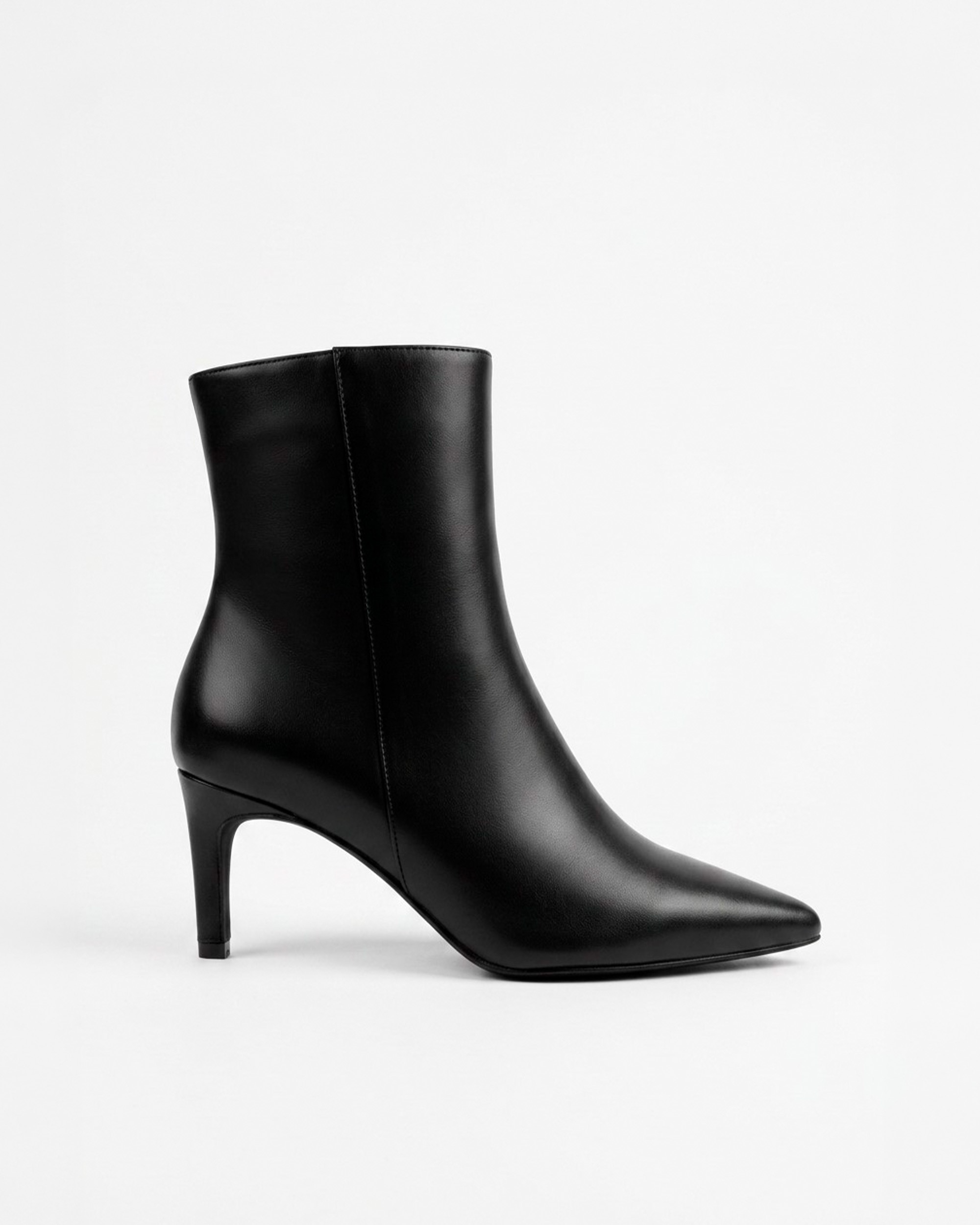 Botines básicos de mujer con cremallera y tacón fino - Pedro Miralles - Negro Negro-1