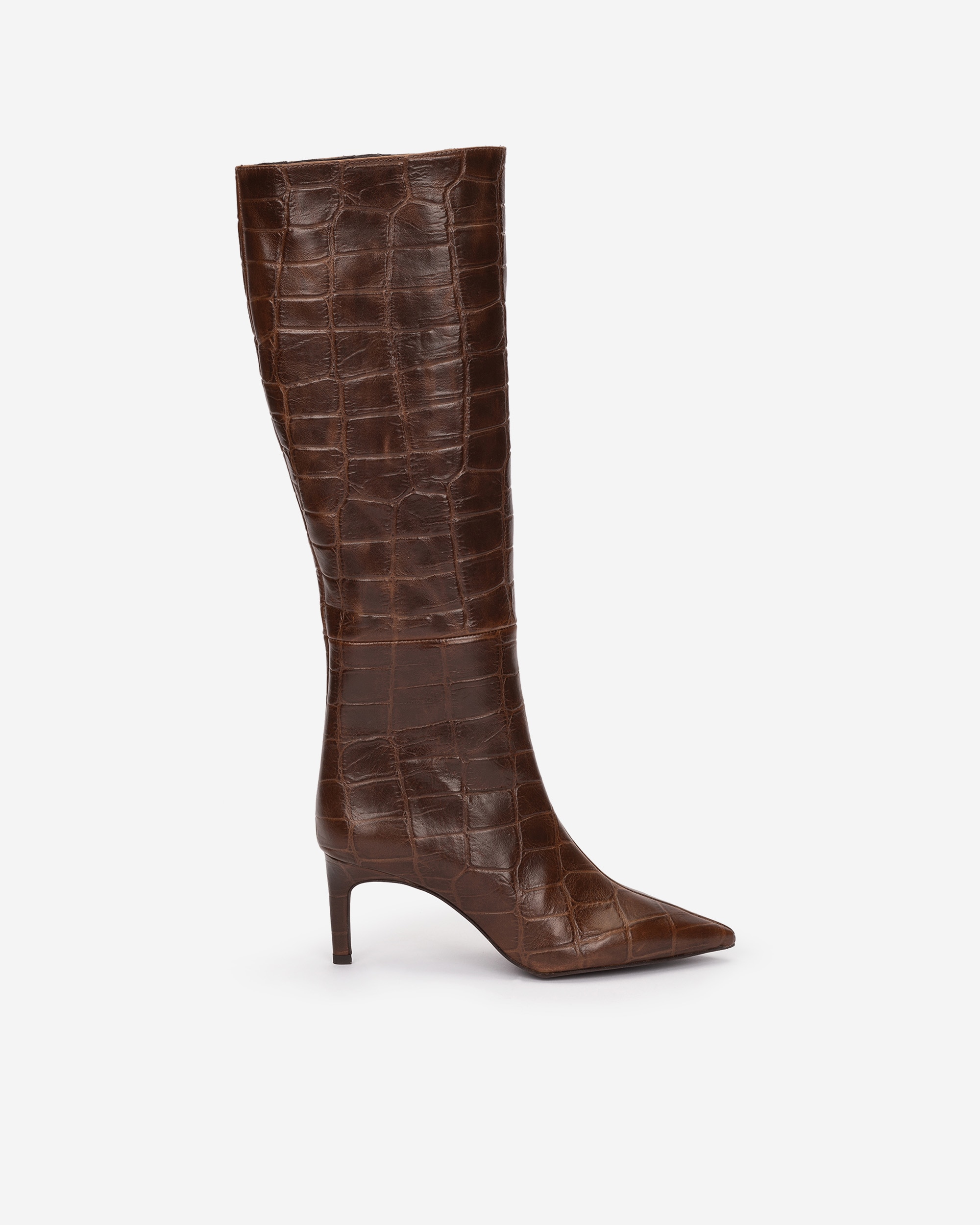 Botas básicas de mujer con tacón y punta fina - Pedro Miralles - Marrón Marrón-1