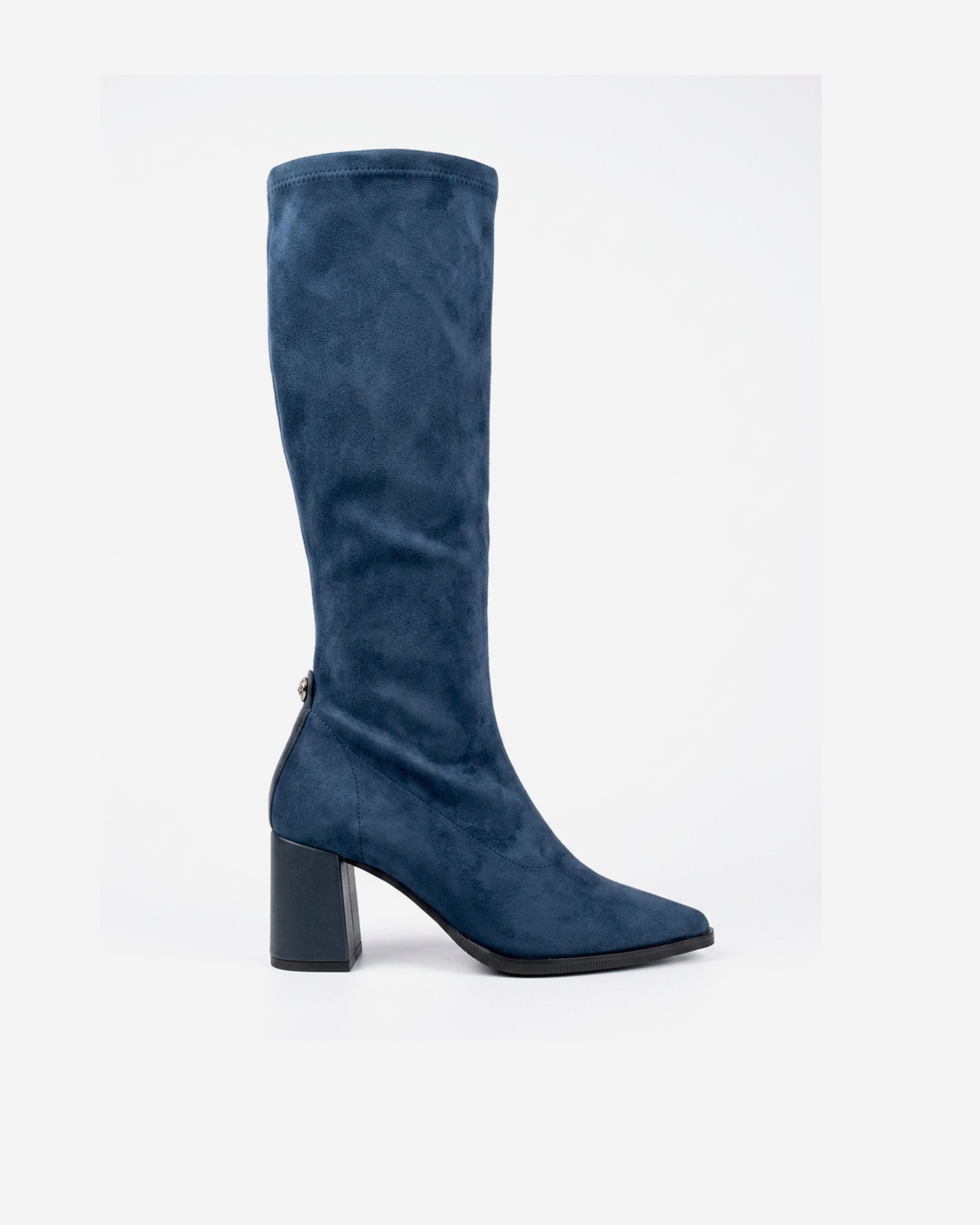Botas elásticas de mujer con tacón forrado - Pedro Miralles - Azul marino Azul marino-1