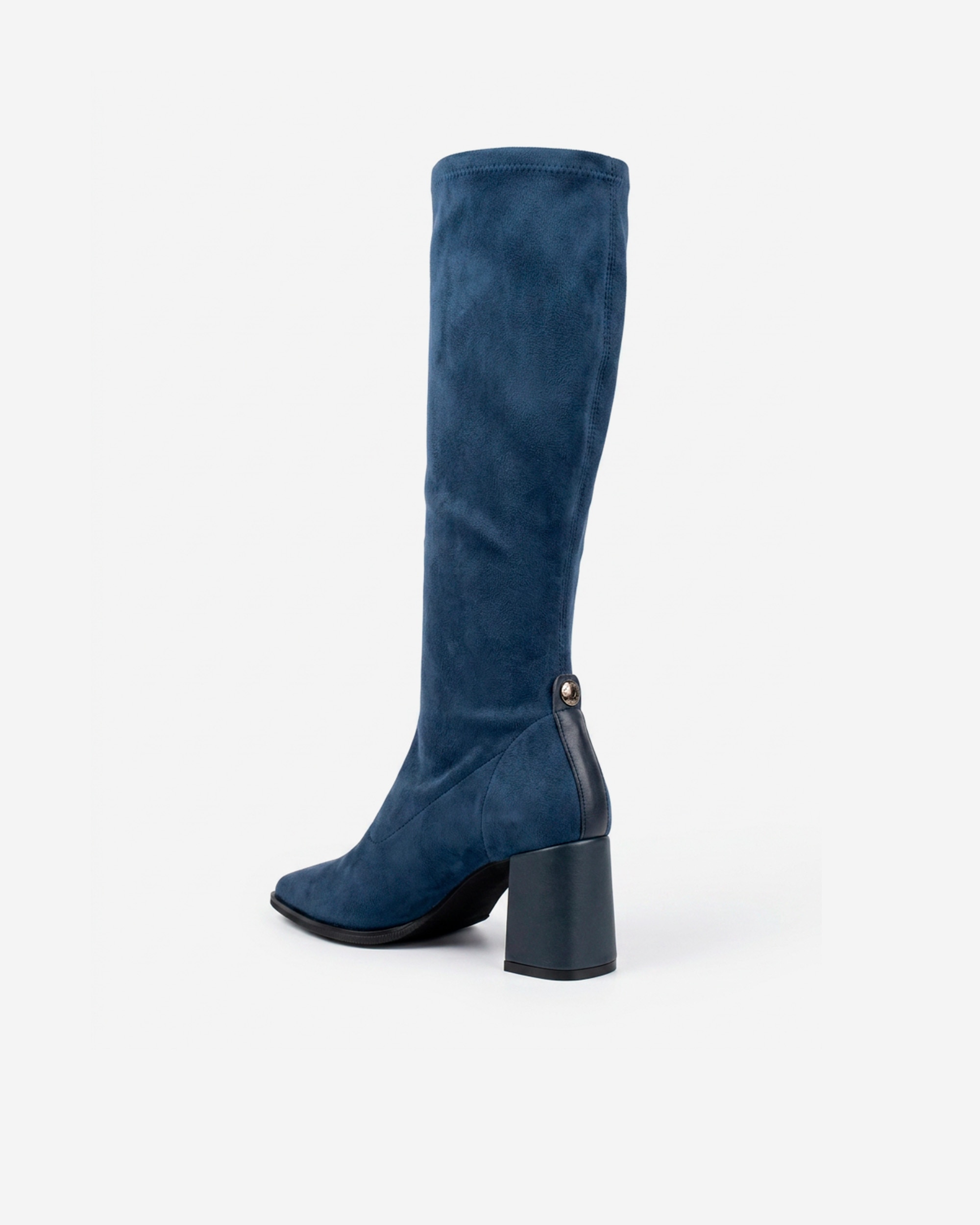 Botas elásticas de mujer con tacón forrado - Pedro Miralles - Azul marino Azul marino-2