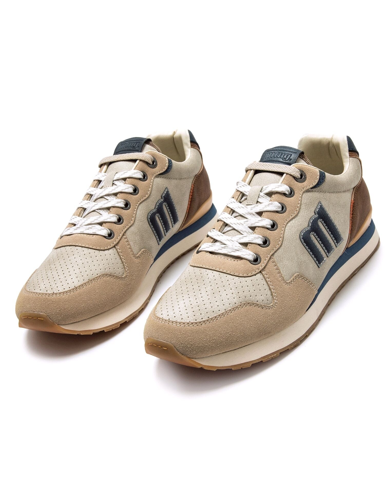 Zapatillas para hombre de la marca Mtng, modelo Porland, estilo retro running - Mustang - Marrón Natural-3