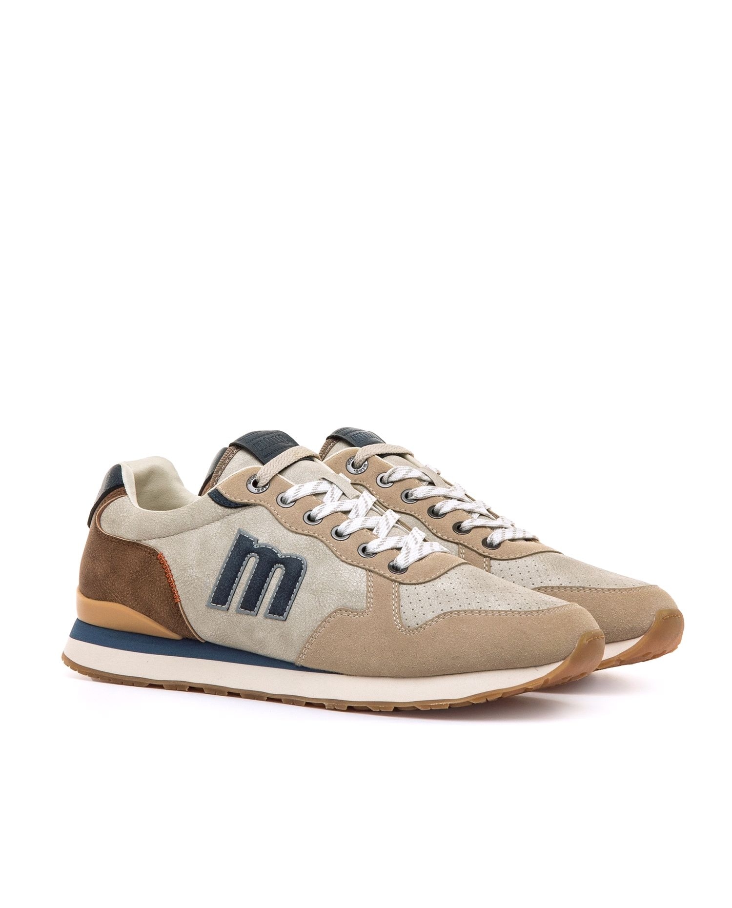 Zapatillas para hombre de la marca Mtng, modelo Porland, estilo retro running - Mustang - Marrón Natural-5