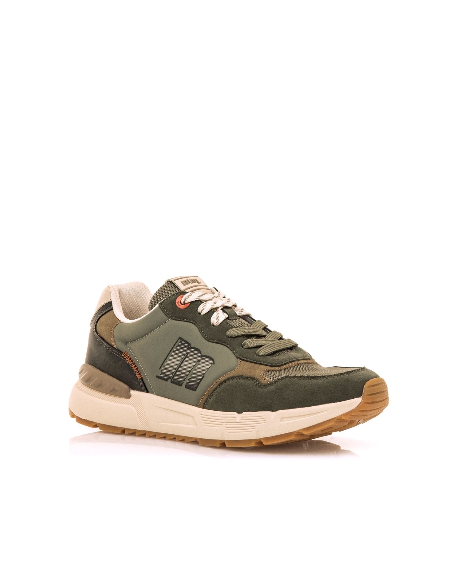 Zapatillas deportivas de hombre con piso grueso - Mustang - Verde Verde-2