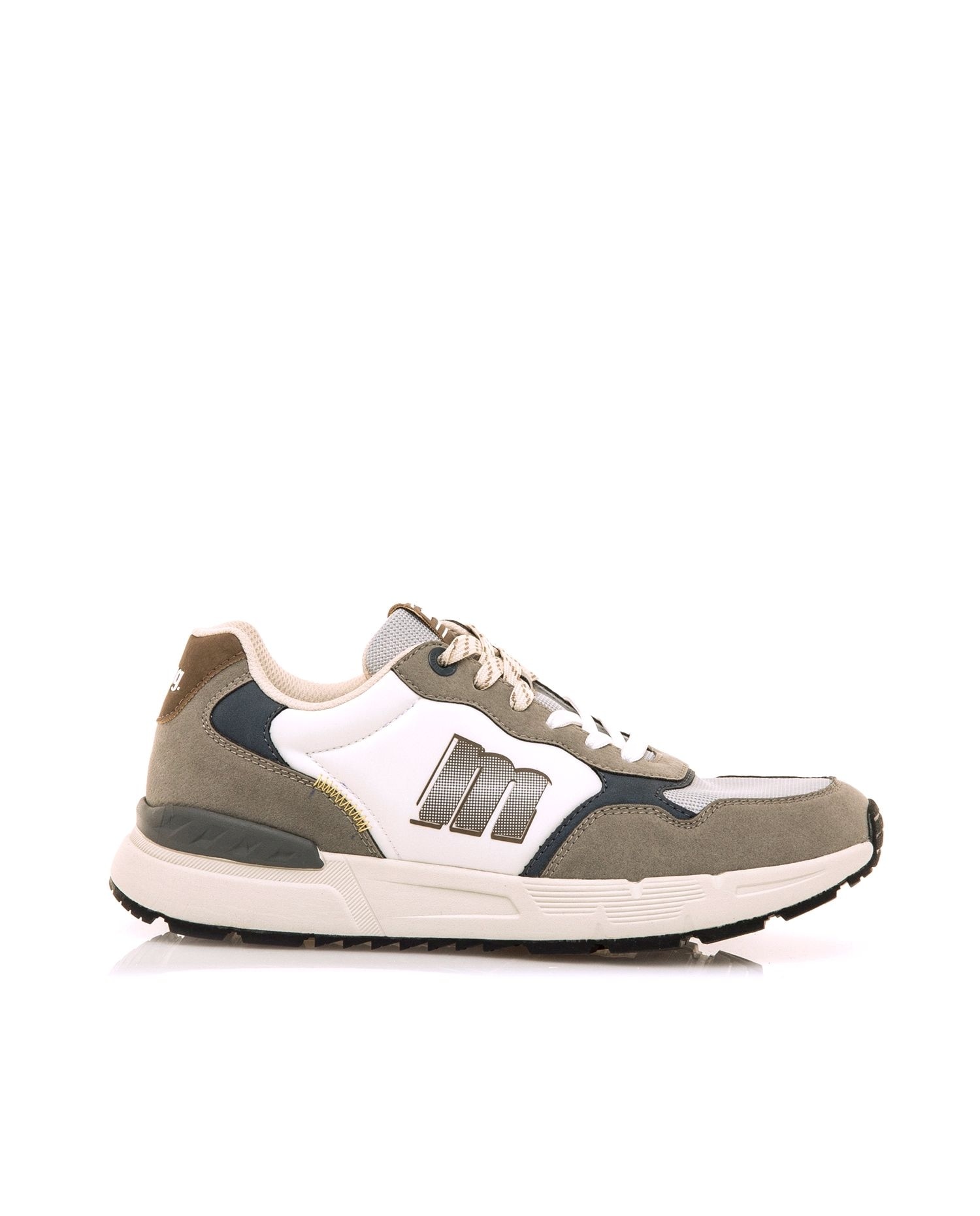 Imagen 0 de Zapatillas deportivas de hombre con piso grueso Blanco