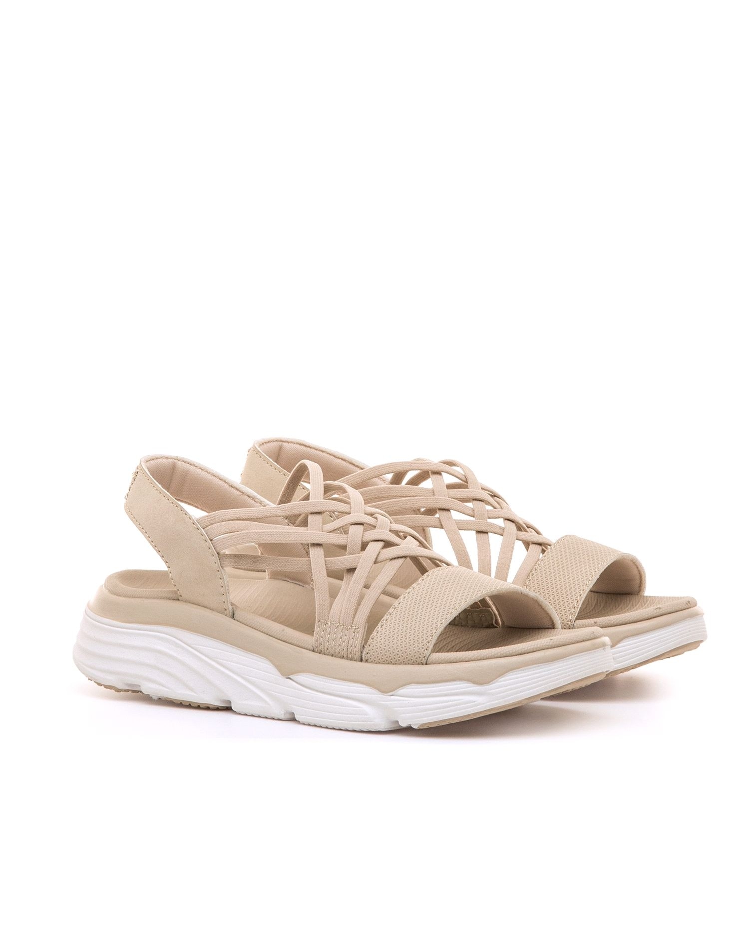 Sandalias planas de mujer estilo deportivo - Mustang - Negro Rosa-5