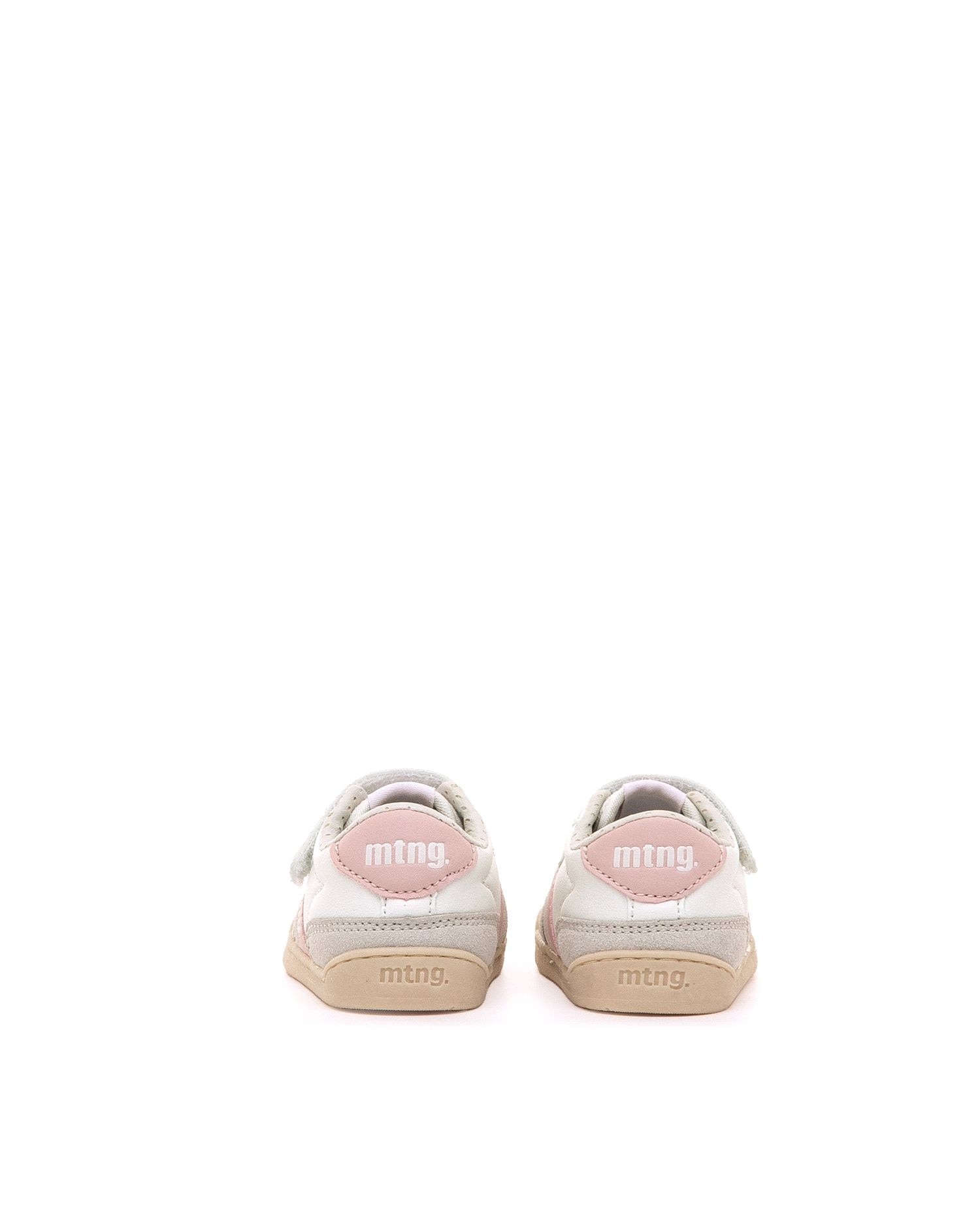 Zapatillas deportivas de bebé con cierre adherente - Mustang - Blanco / Rosa Blanco / Rosa-5