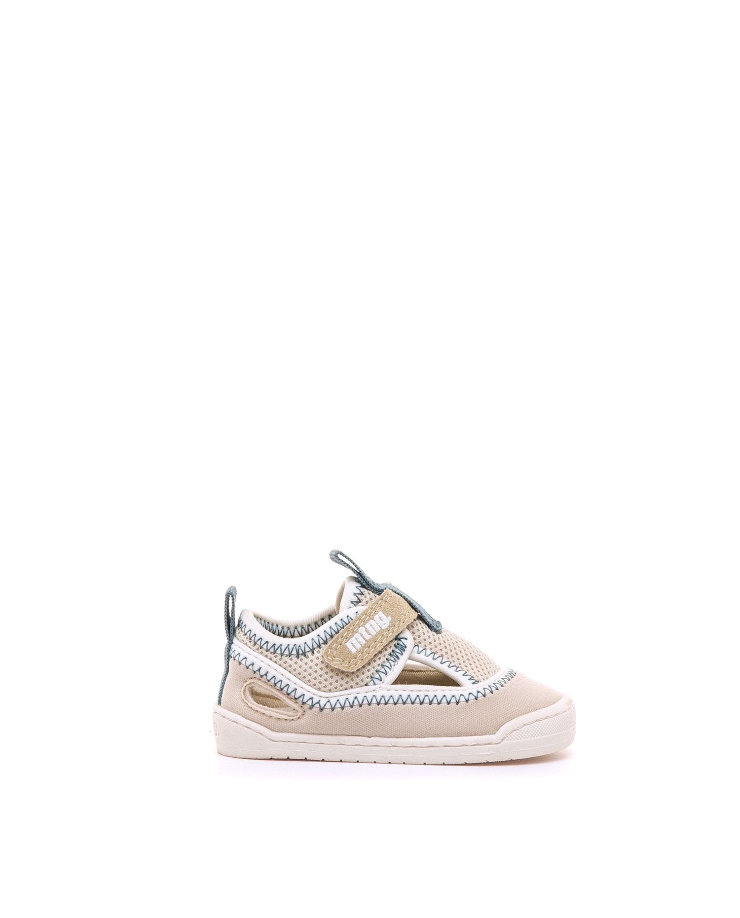 Sandalias de bebés en tejido ajustable - Mustang - Natural Natural-1