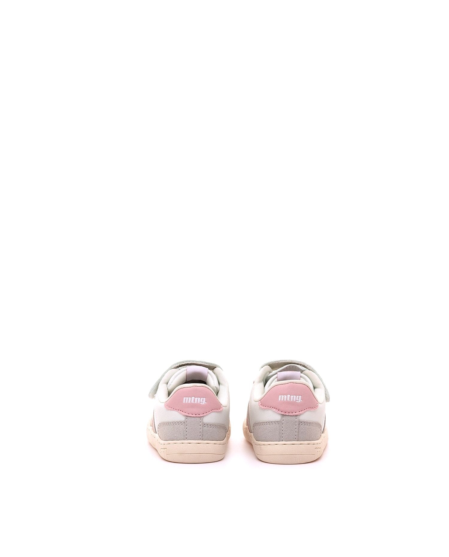 Zapatillas deportivas de niños con piso barefoot - Mustang - Blanco / Negro Rosa claro-5