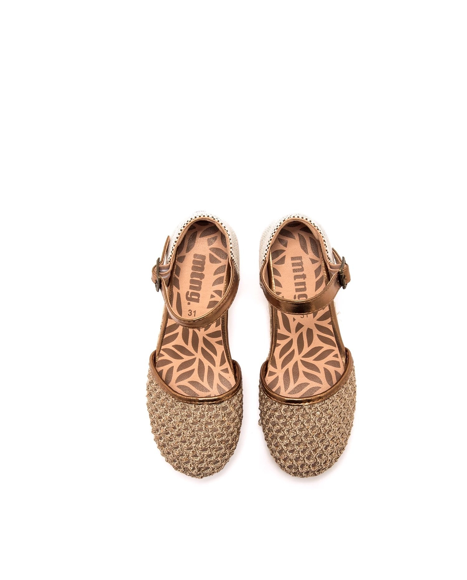 Sandalias para niña - Mustang - Marrón Marrón-4